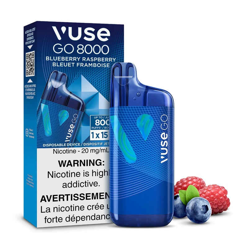 BLUE RASPBERRY - VUSE GO 8000 (ONTARIO)