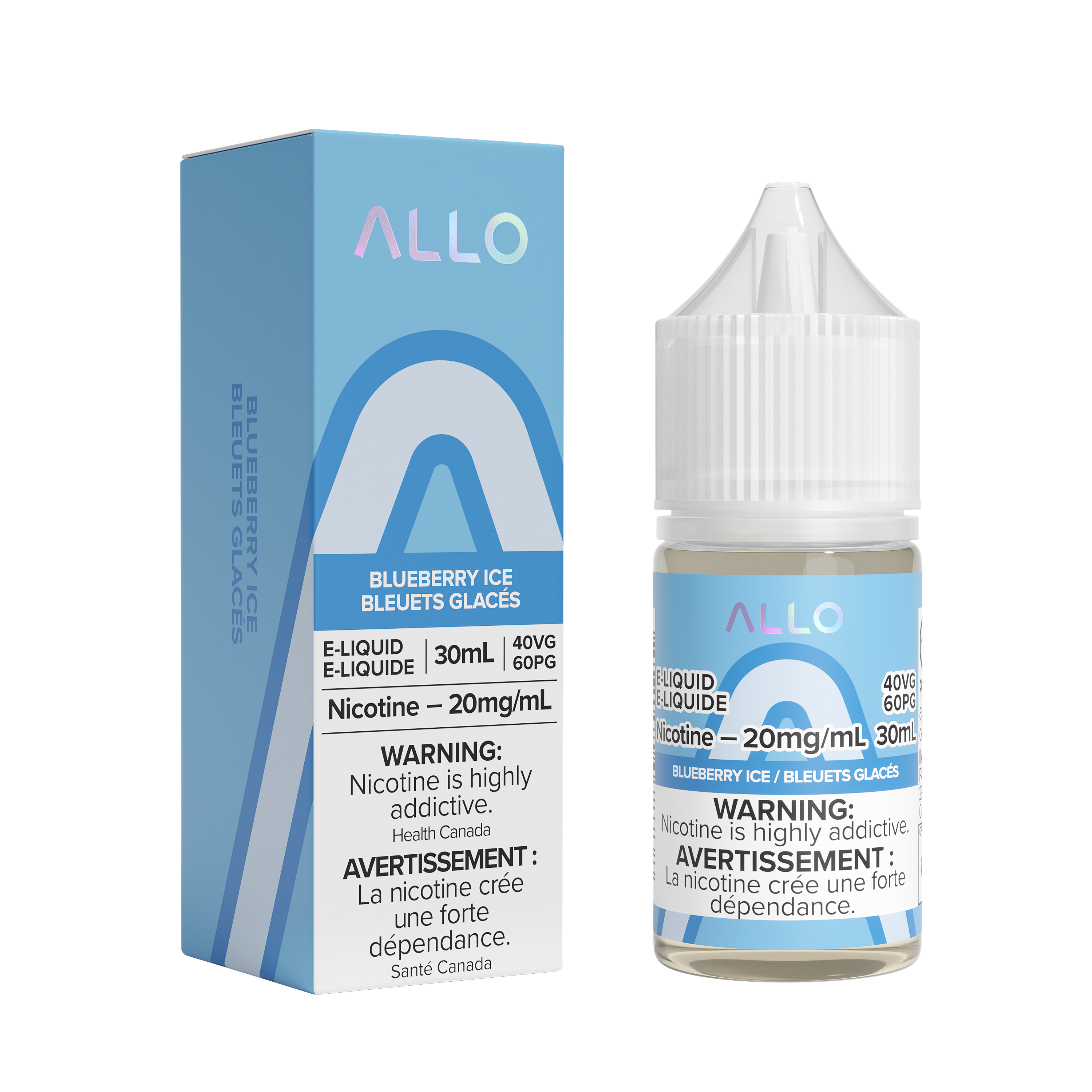ALLO E LIQUID - BLUEBERRY ICE (ONTARIO)