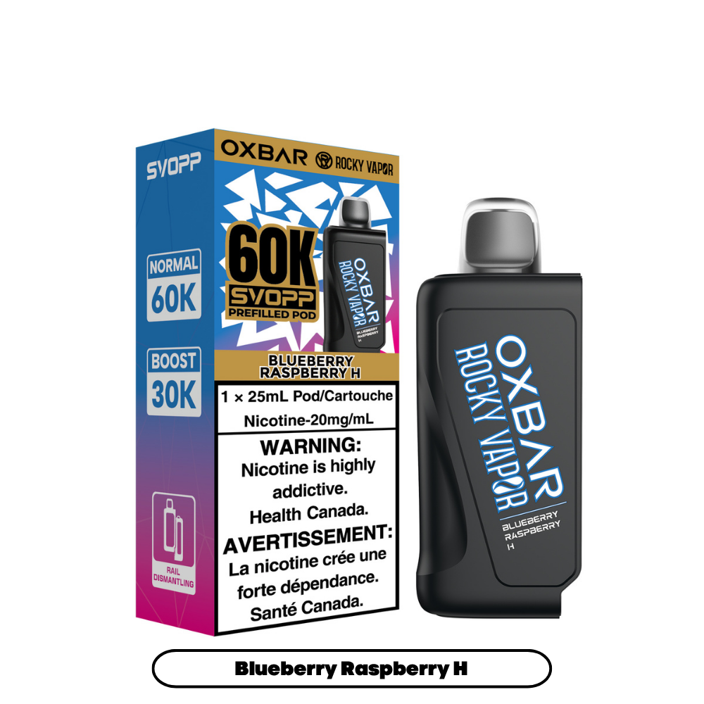BLUEBERRY RASPBERRY H - OXBAR SVOPP 60K POD SYSTEM (SVOPP DEVICE REQUIRED) (ONTARIO)
