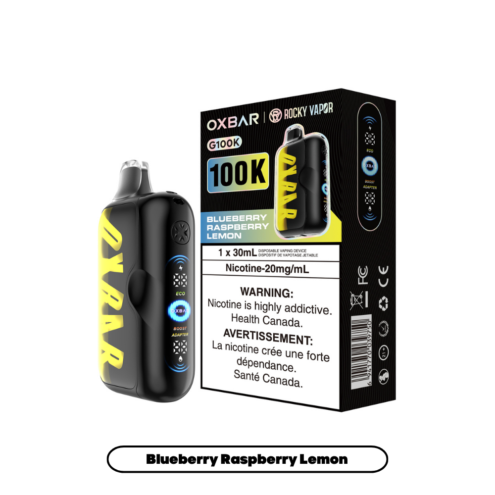 BLUEBERRY RASPBERRY LEMON - OXBAR G100K (30mL)