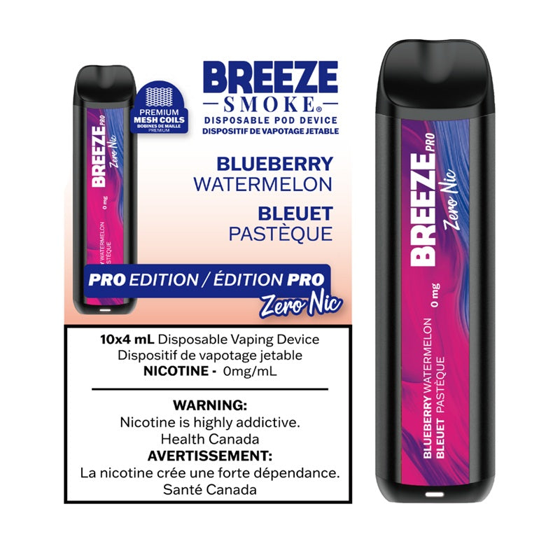 BLUEBERRY WATERMELON - BREEZE PRO EDITION (4mL) (ONTARIO)