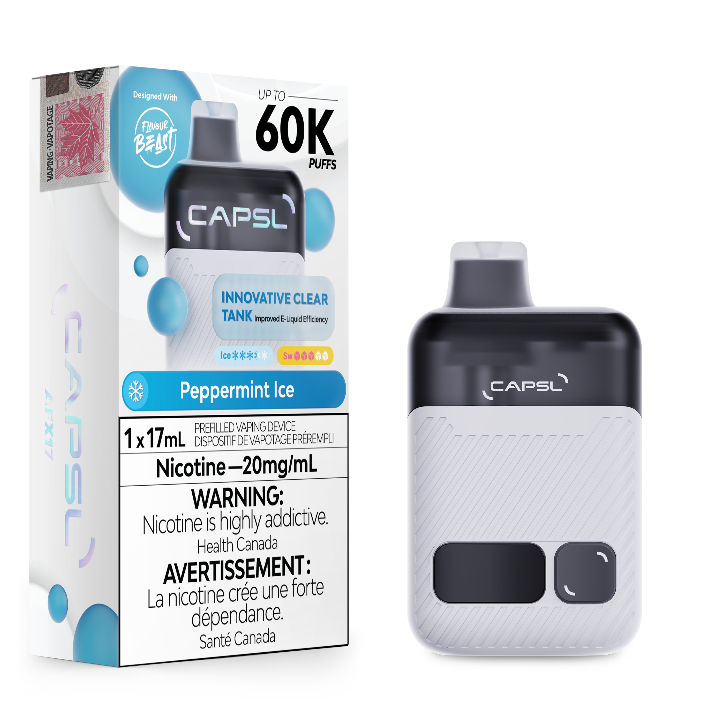 PEPPERMINT ICE - CAPSL DISPOSABLE (17mL)