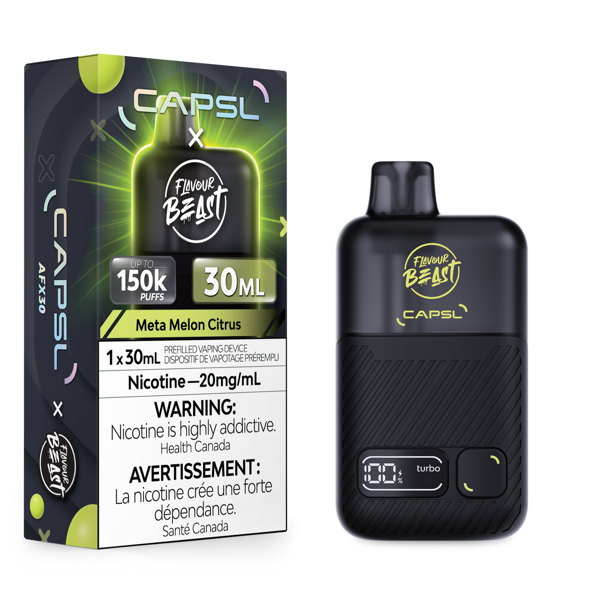 META MELON CITRUS ICE - CAPSL AFX30 (30mL)