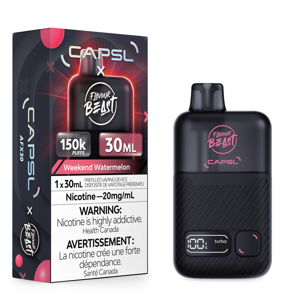 WEEKEND WATERMELON ICE - CAPSL AFX30 (30mL)