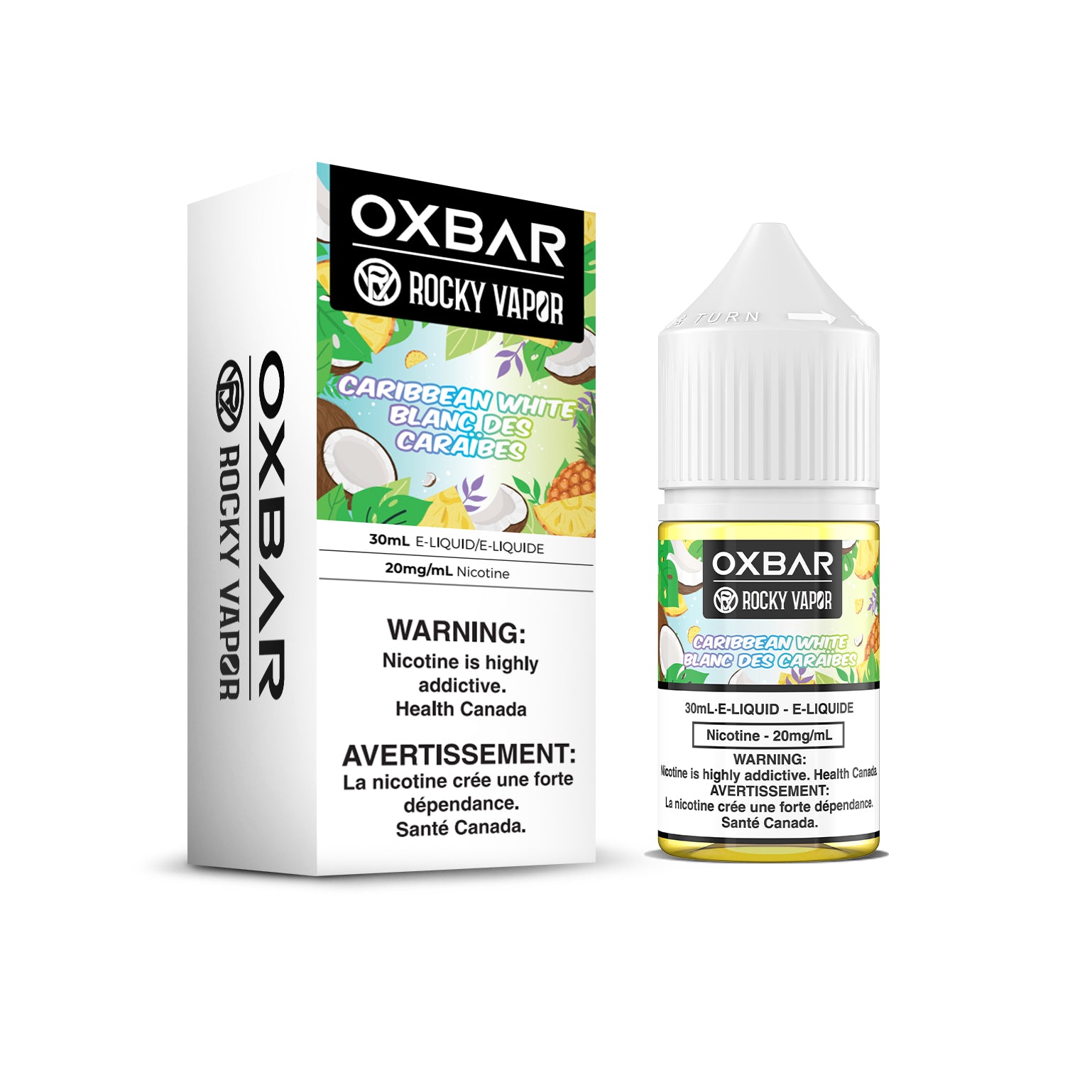 CARIBBEAN WHITE - OXBAR E LIQUIDE (30mL)