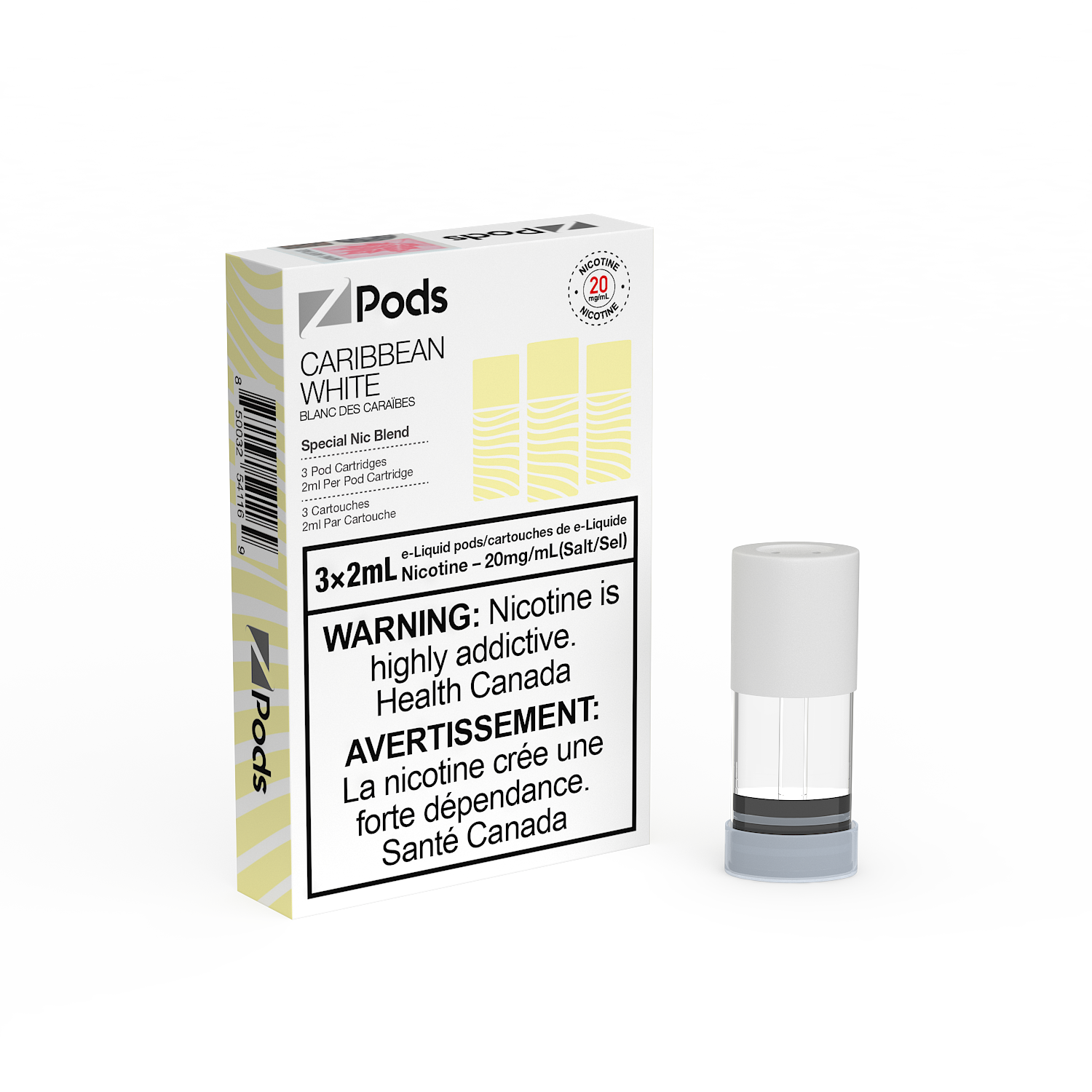 Z-PODS: PINA (CARIBBEAN WHITE)