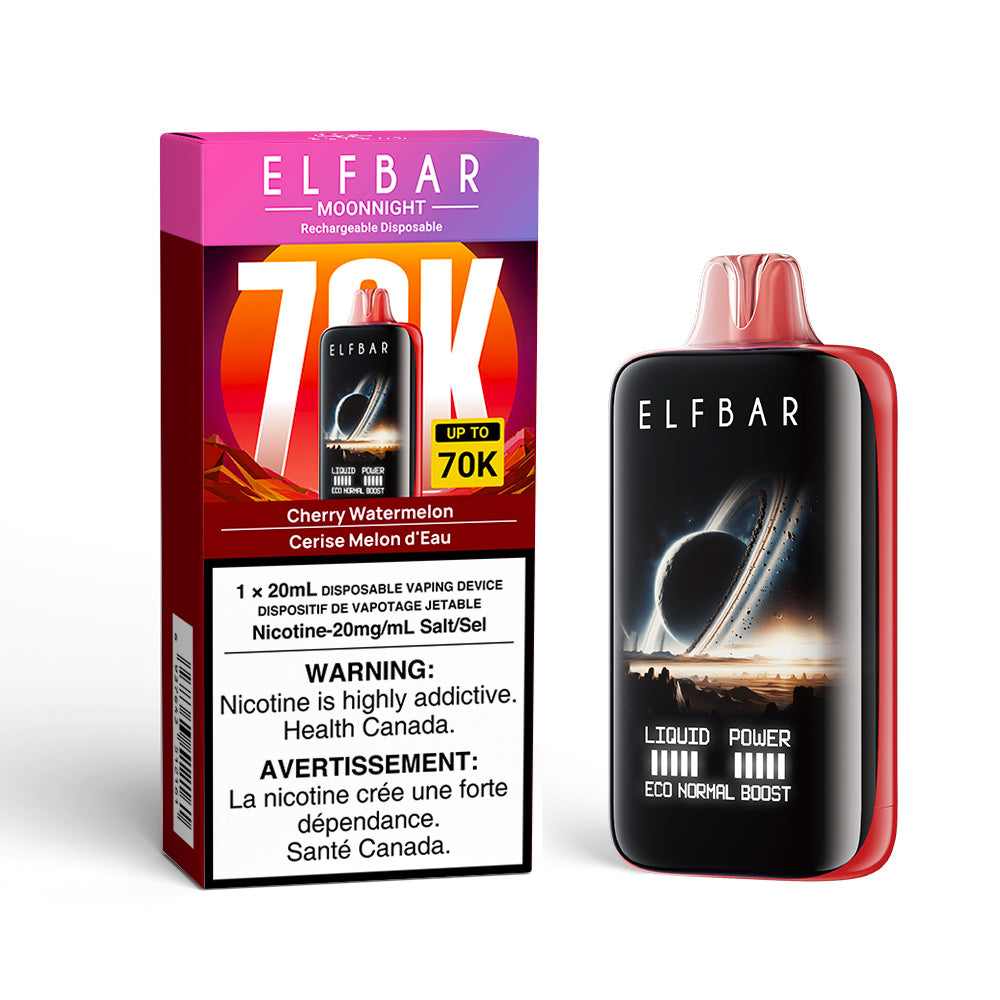 CHERRY WATERMELON - ELFBAR MOONNIGHT 70K (20mL) (ONTARIO)