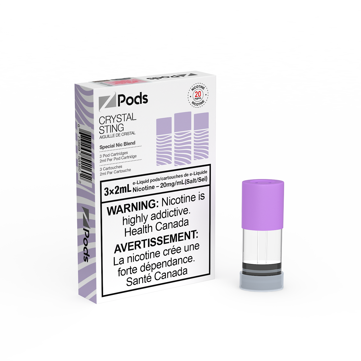 Z-PODS: SOUR MOUTH (CRYSTAL STING) (ONTARIO)