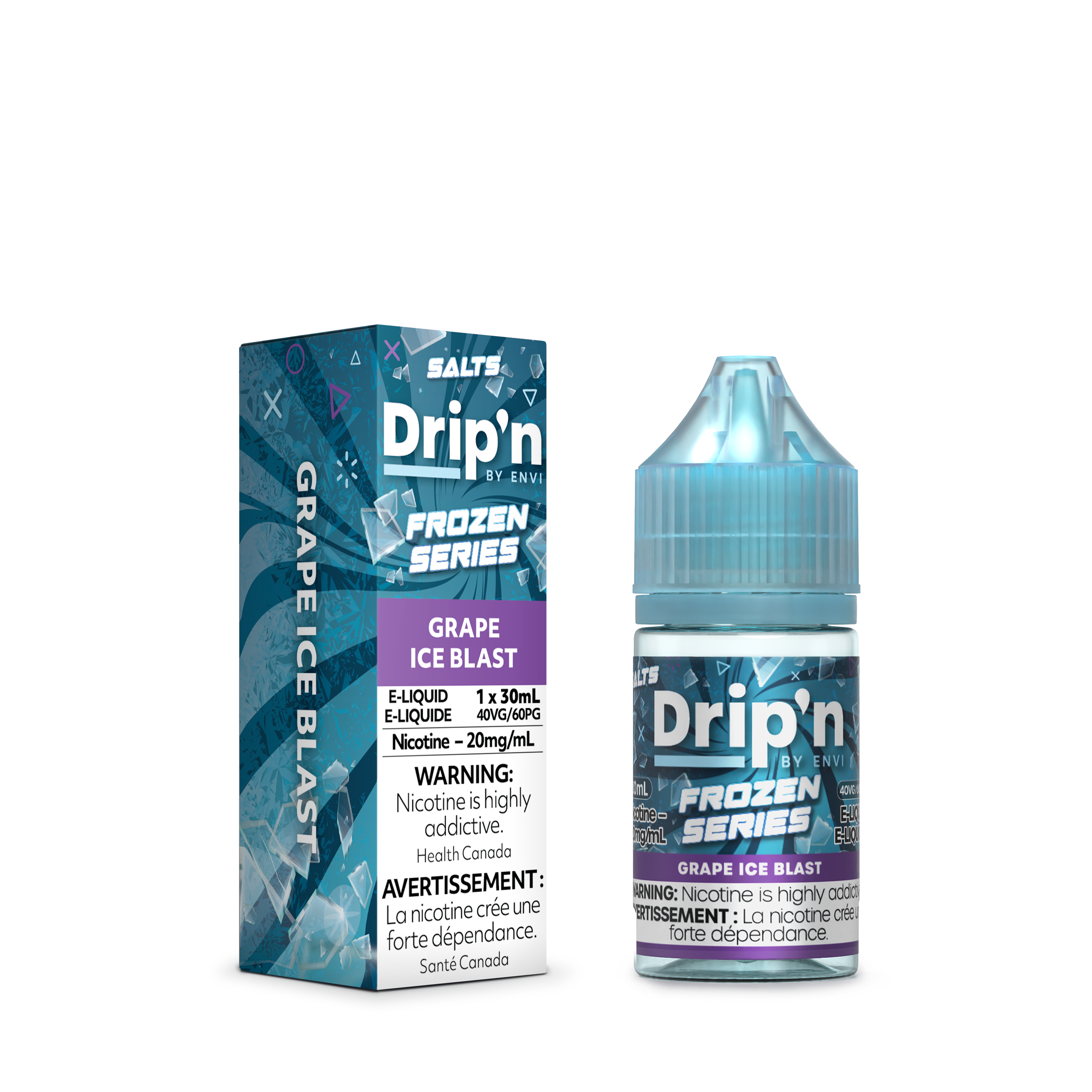 GRAPE ICE BLAST - DRIP'N BY ENVI E-LIQUID (30mL) GRAPE ICE BLAST - DRIP'N BY ENVI E-LIQUID (30mL)