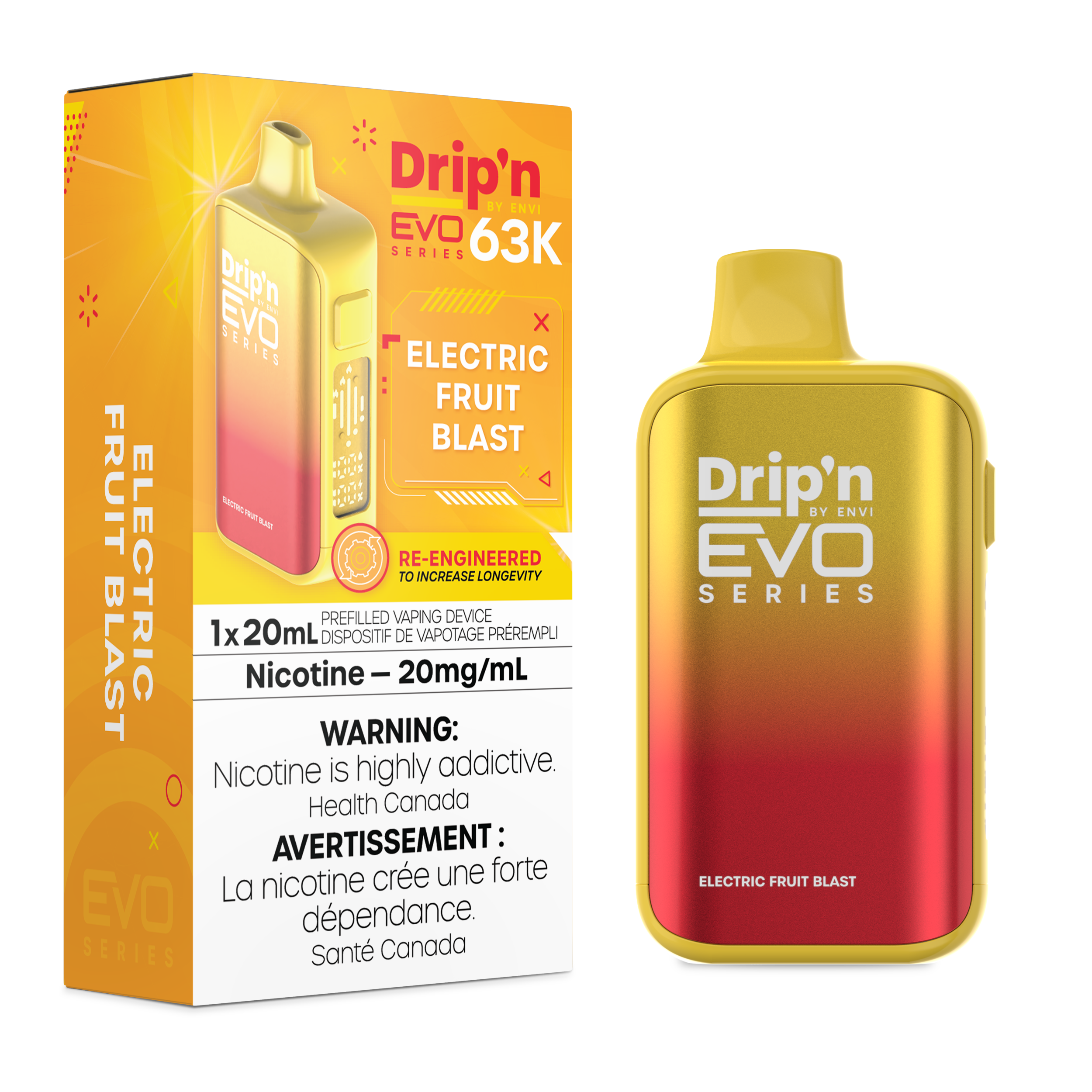 ELECTRIC FRUIT BLAST - DRIP'N EVO 63K BY ENVI (20ML)