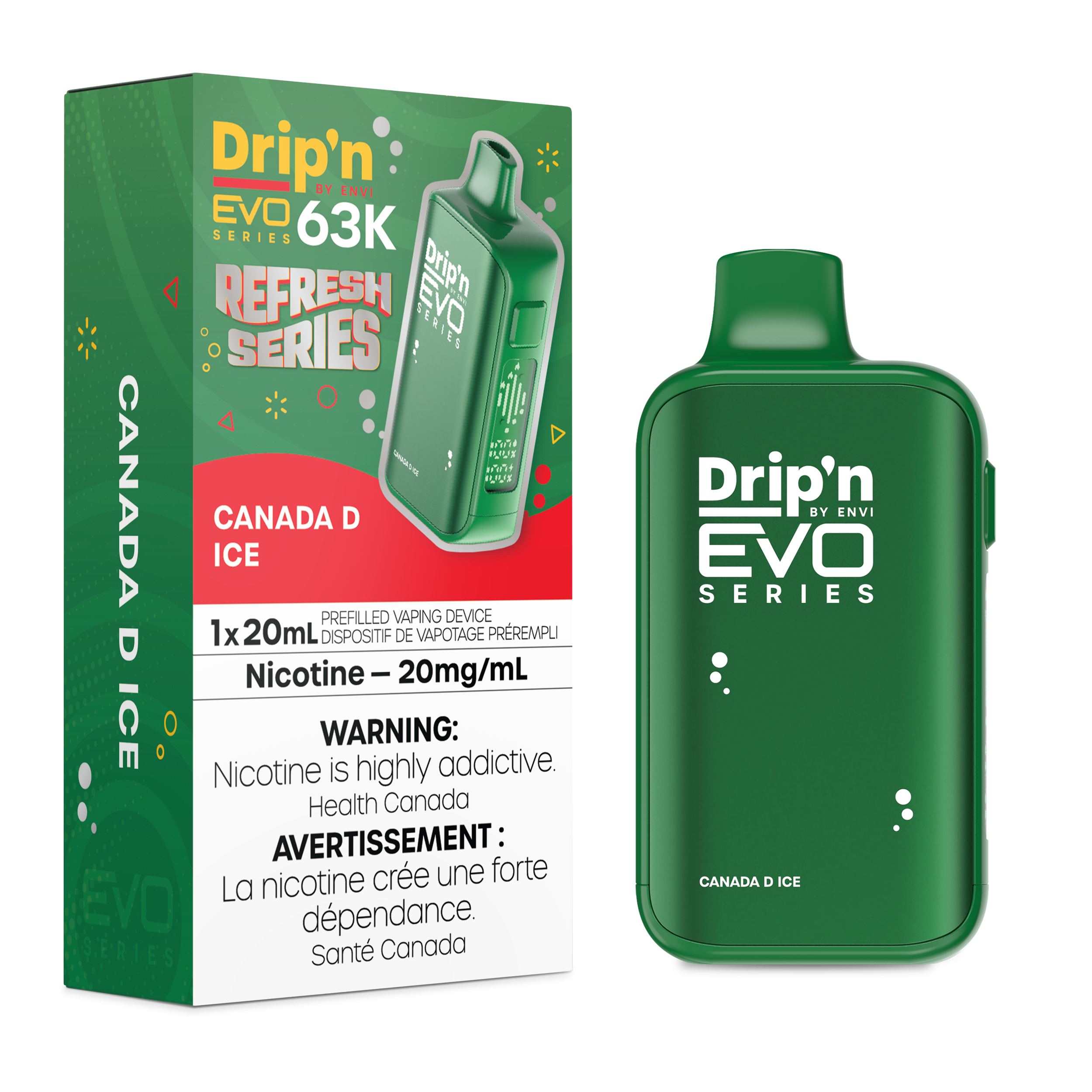 CANADA D ICE - DRIP'N EVO 63K BY ENVI (20ML)