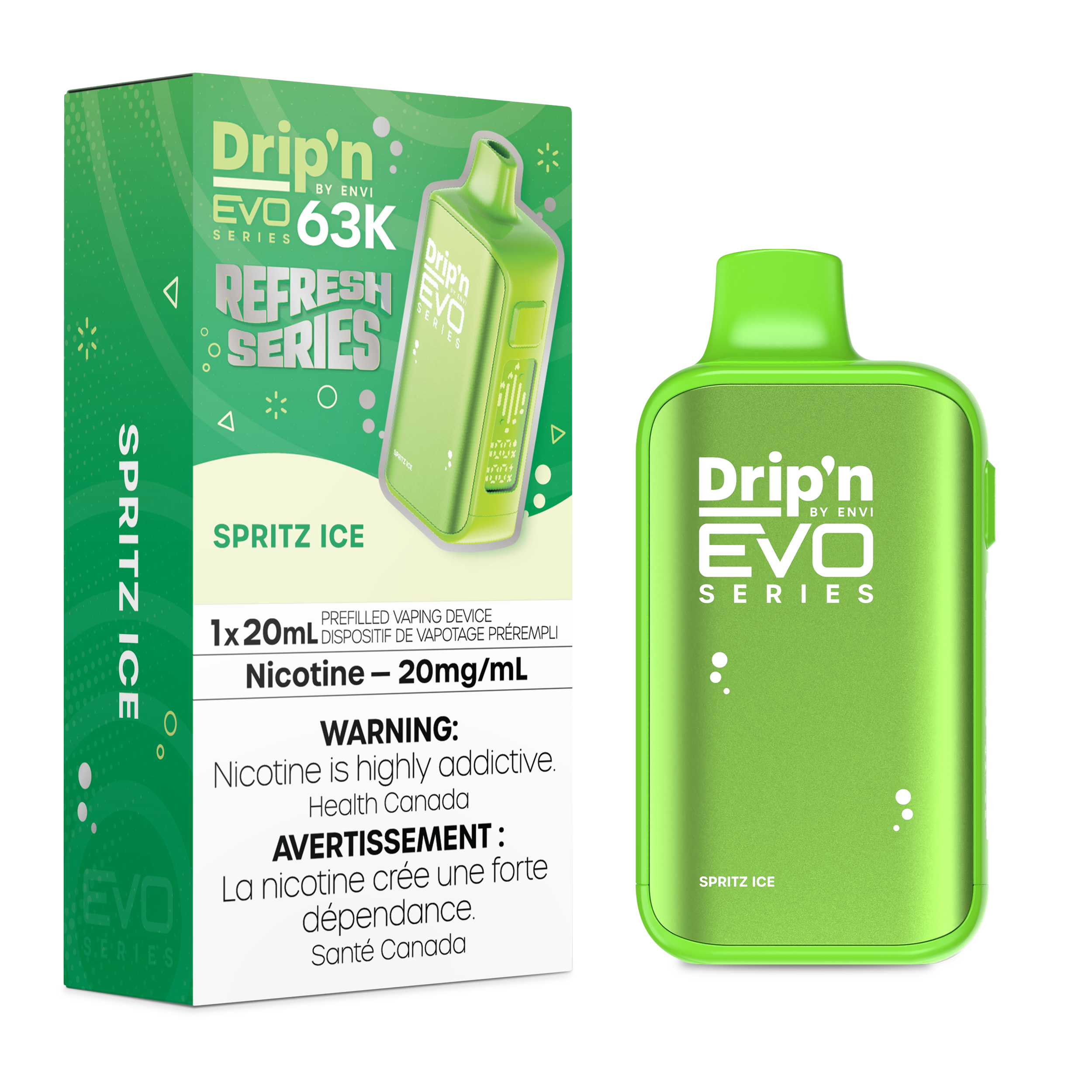 SPRITZ ICE - DRIP'N EVO 63K BY ENVI (20ML)
