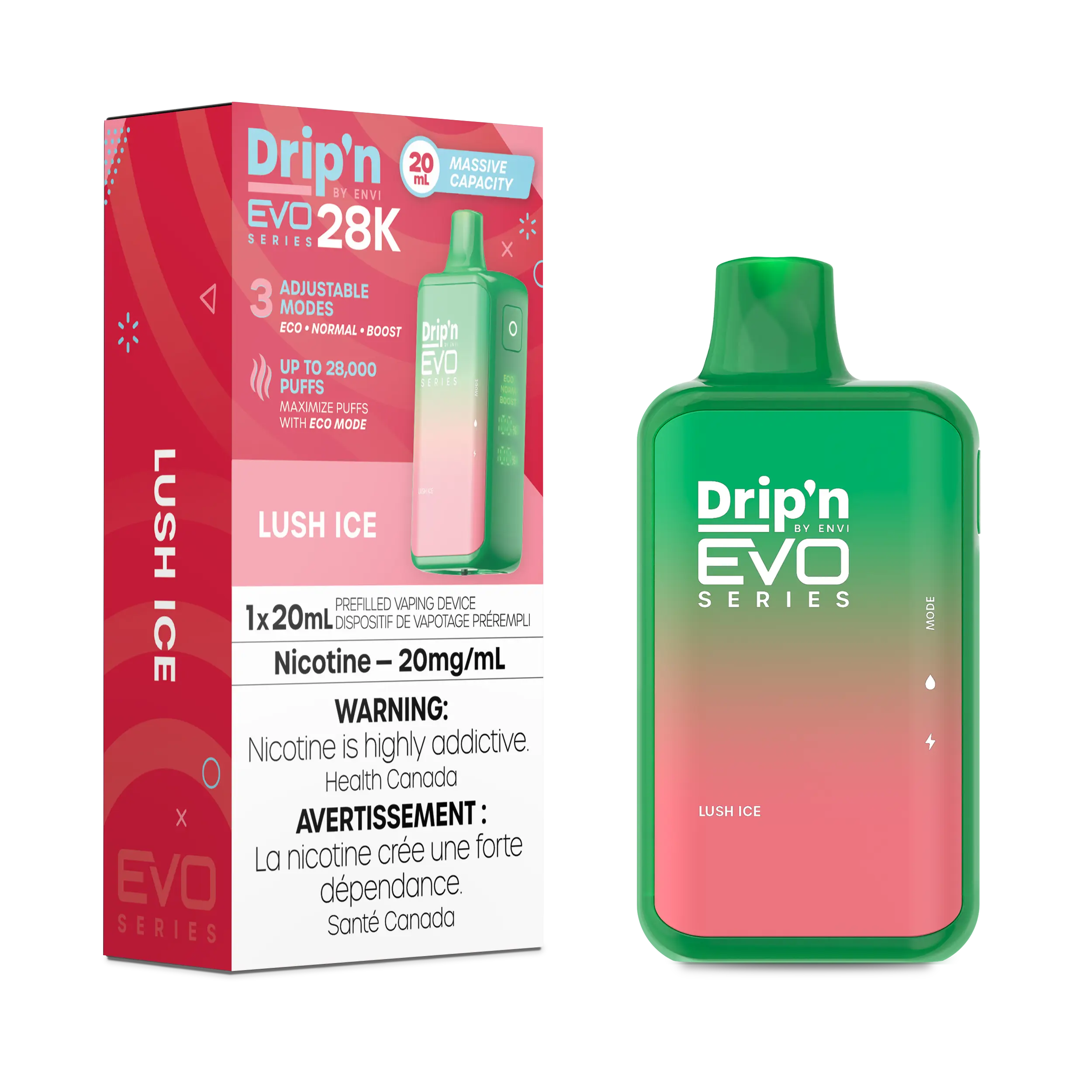 LUSH ICE - DRIP'N EVO 28K BY ENVI (ONTARIO)