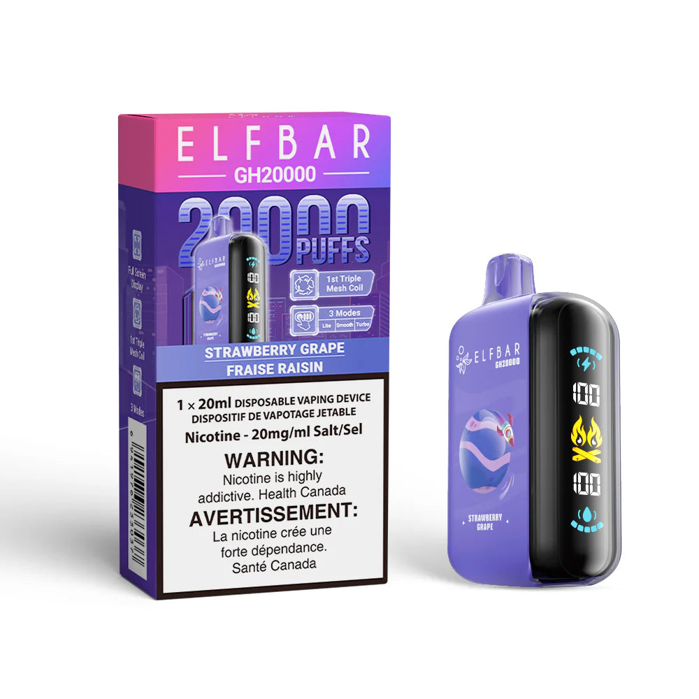 STRAWBERRY GRAPE - ELFBAR GH20000 (20mL) (ONTARIO)
