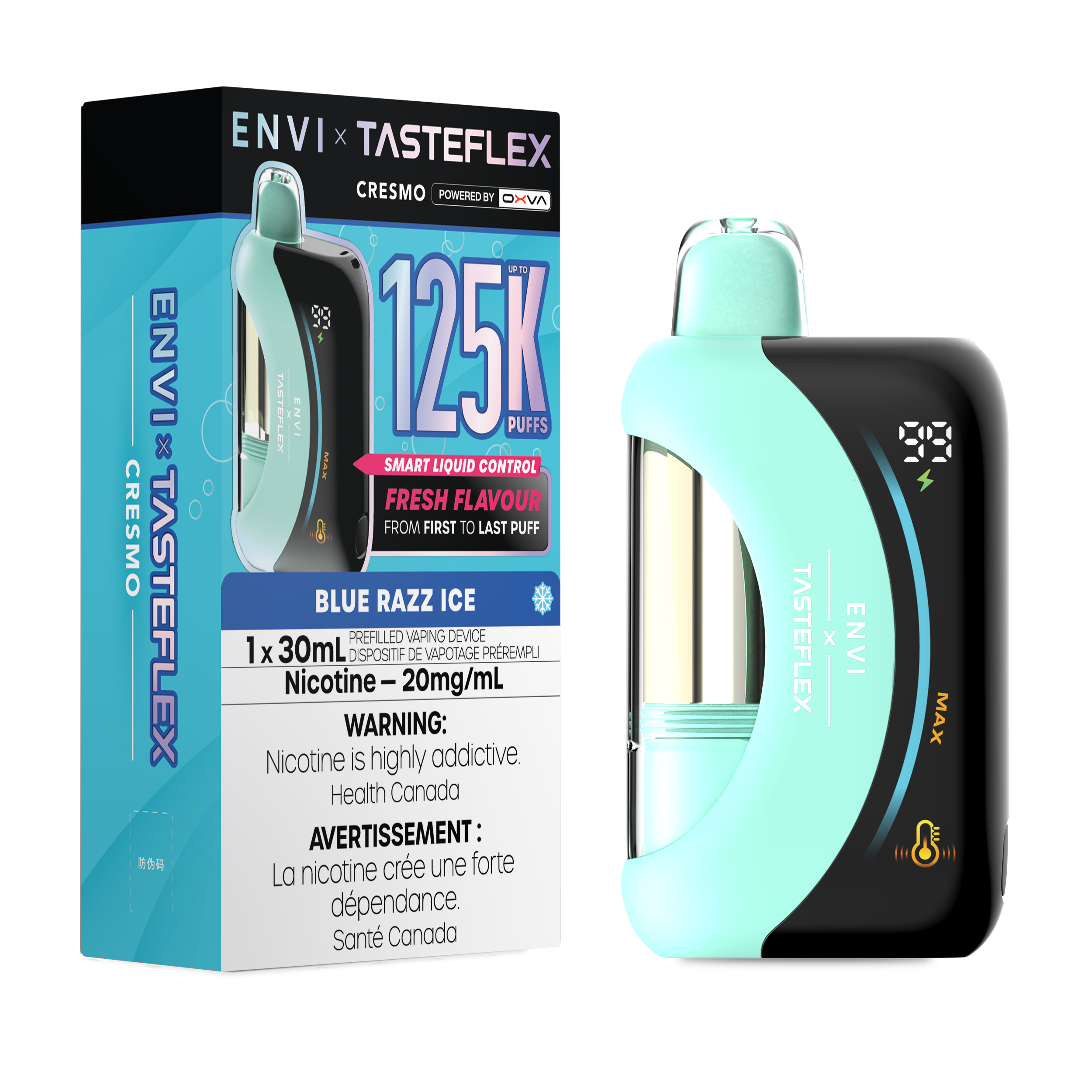 BLUE RAZZ ICE - ENVI X TASTEFLEX (30mL)