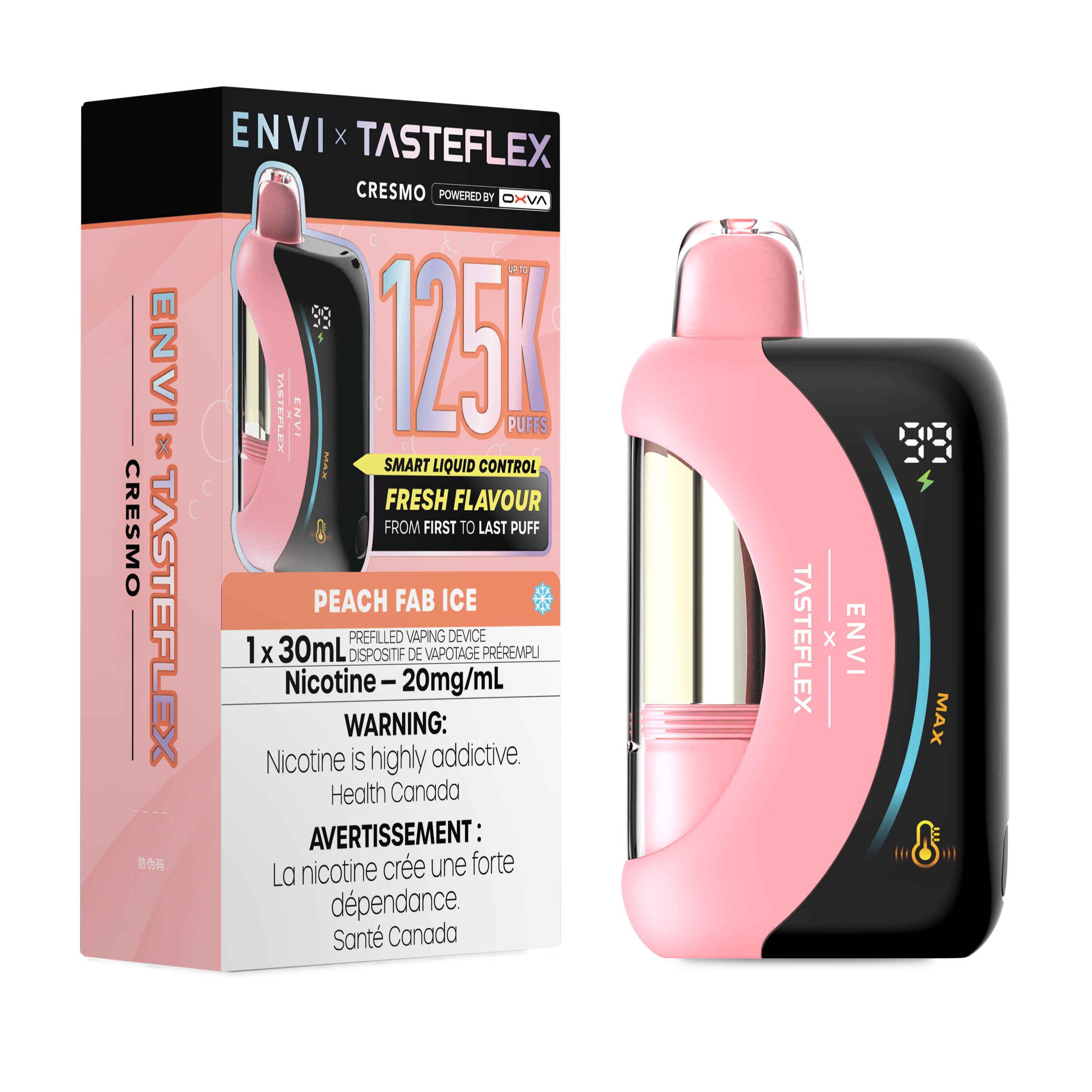 PEACH FAB ICE - ENVI X TASTEFLEX (30mL)
