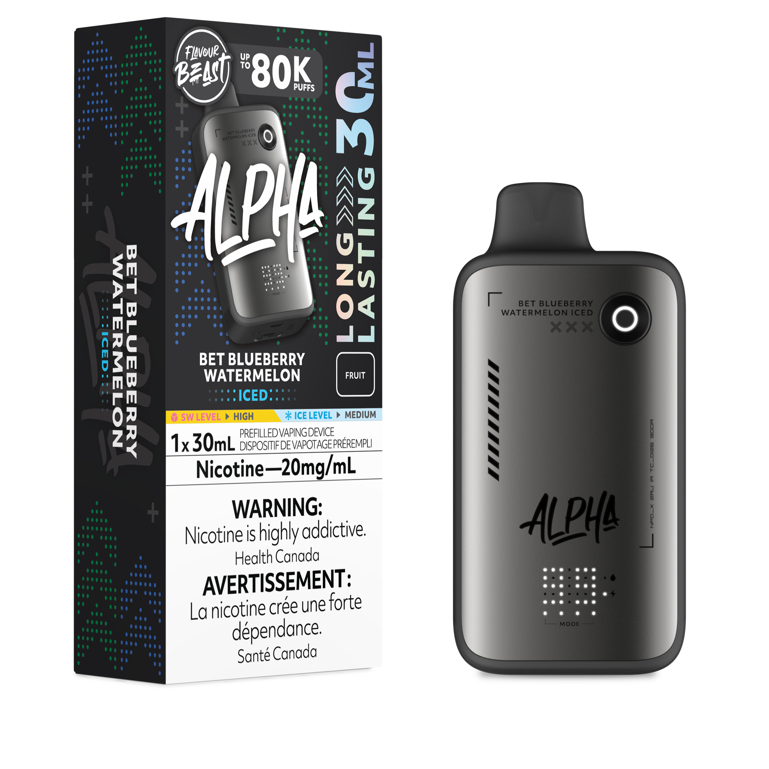 BET BLUEBERRY WATERMELON - FLAVOUR BEAST ALPHA (30mL)