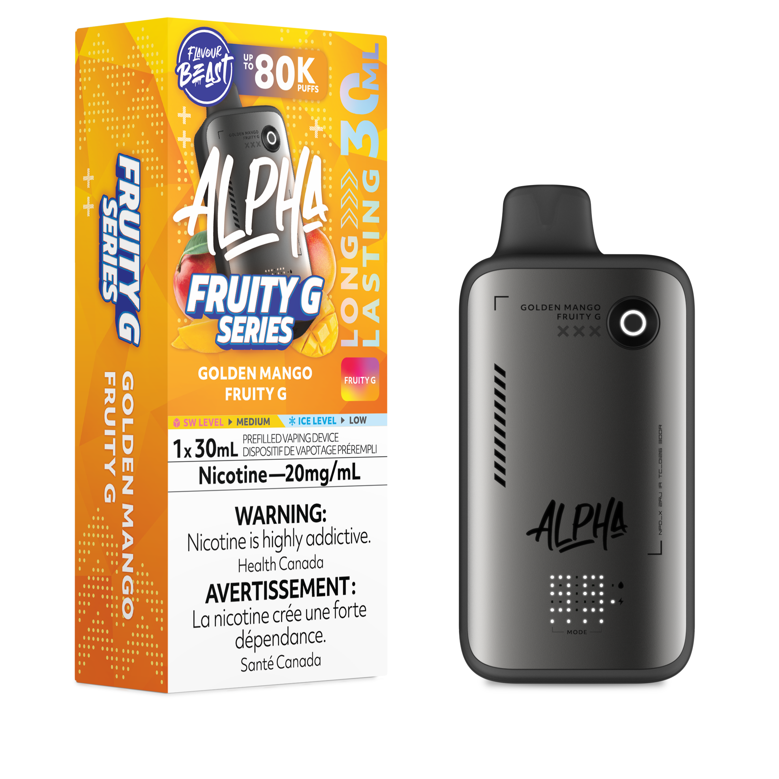 GOLDEN MANGO FRUITY G - FLAVOUR BEAST ALPHA (30mL)