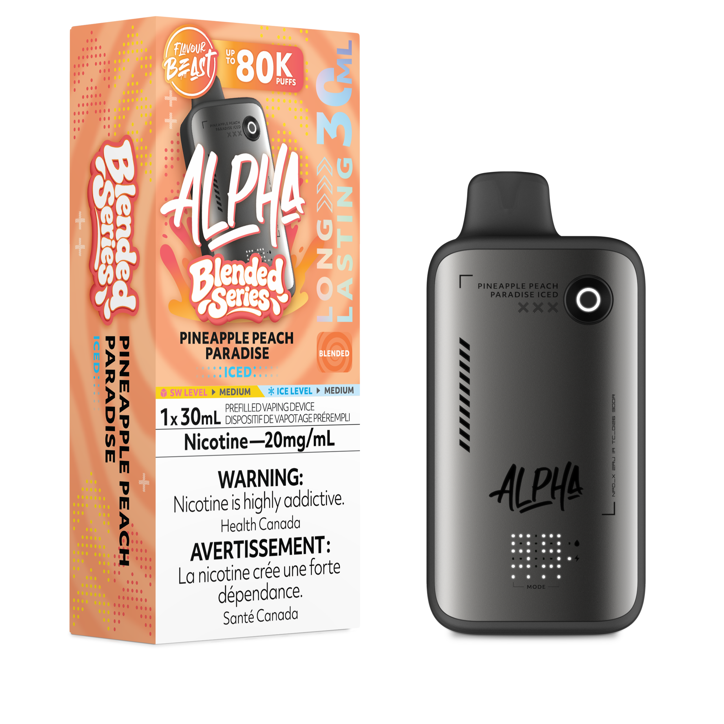 PINEAPPLE PEACH PARADISE - FLAVOUR BEAST ALPHA (30mL)