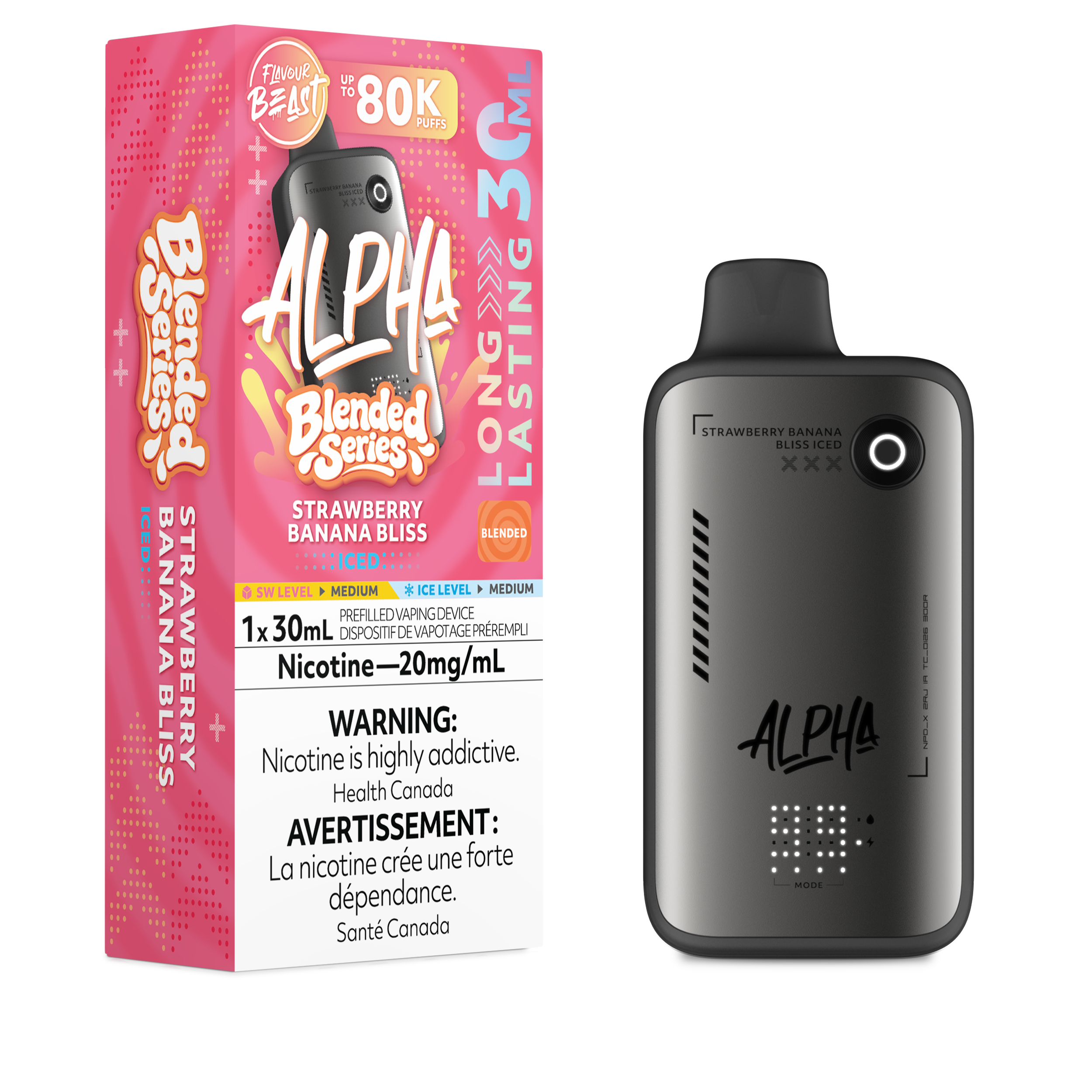 STRAWBERRY BANANA BLISS - FLAVOUR BEAST ALPHA (30mL)