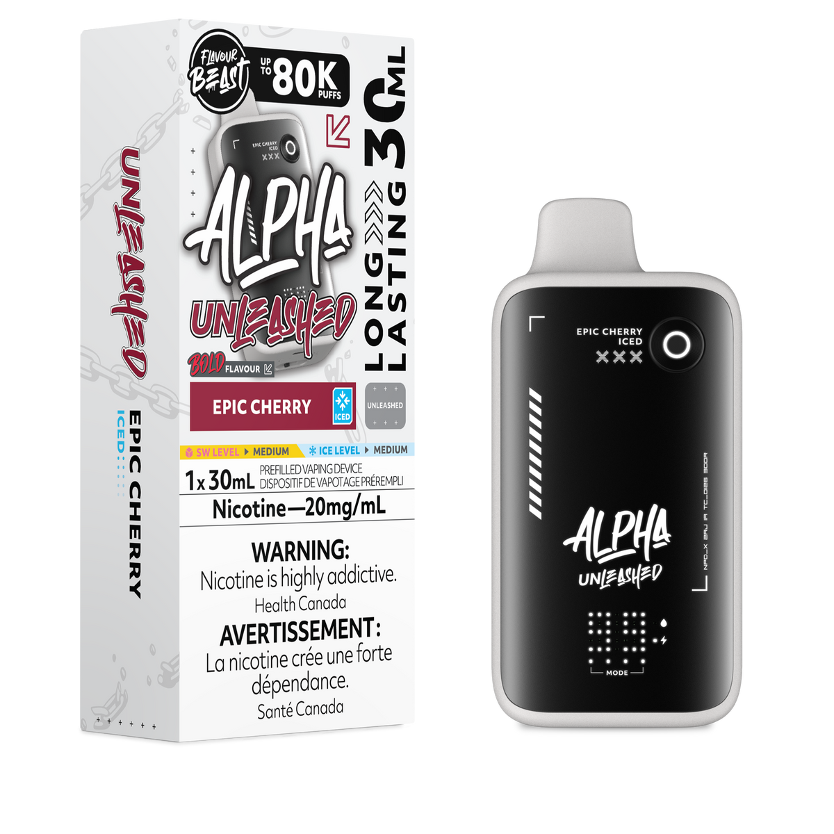EPIC CHERRY - FLAVOUR BEAST ALPHA UNLEASHED (30mL)