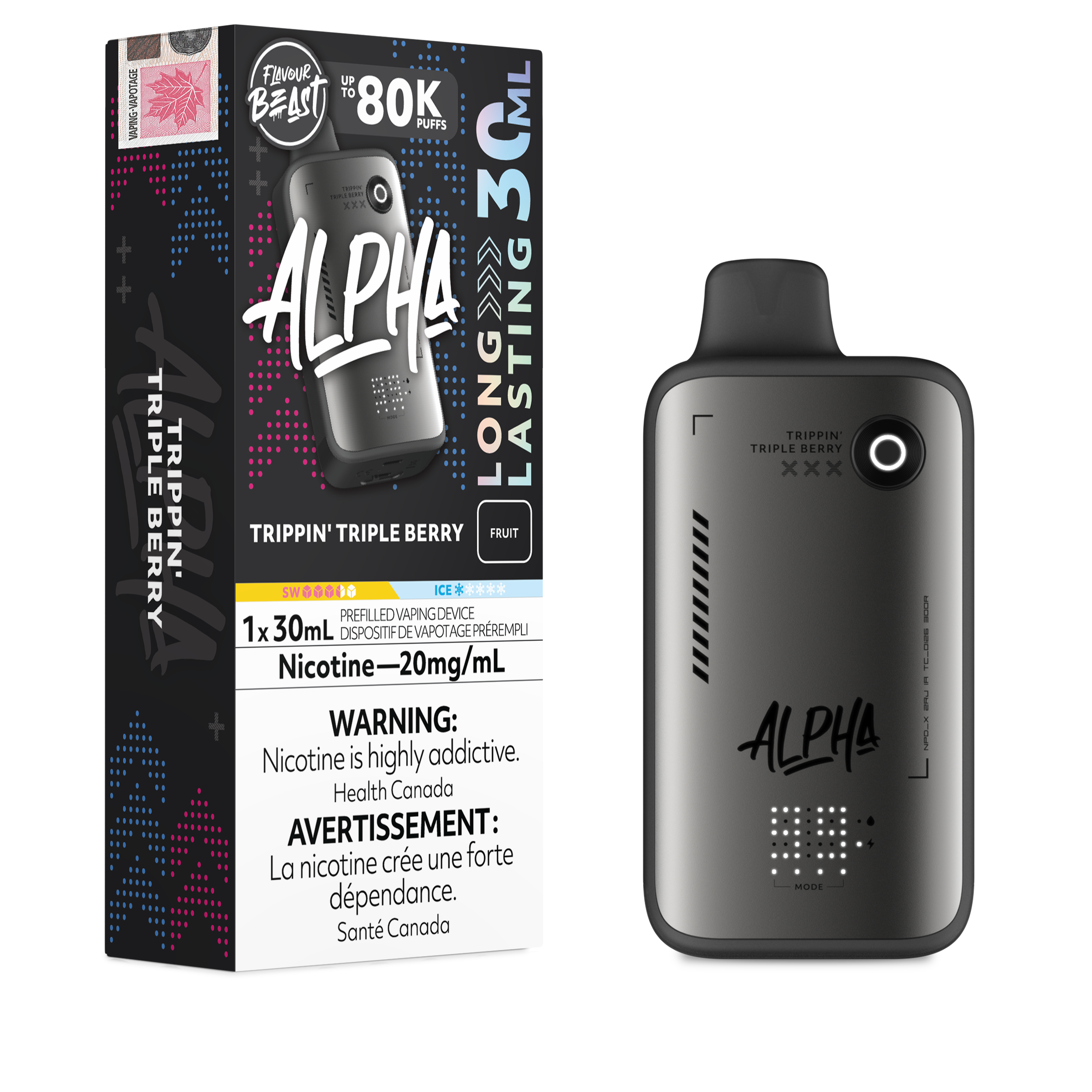 TRIPPIN' TRIPLE BERRY - FLAVOUR BEAST ALPHA (30mL)