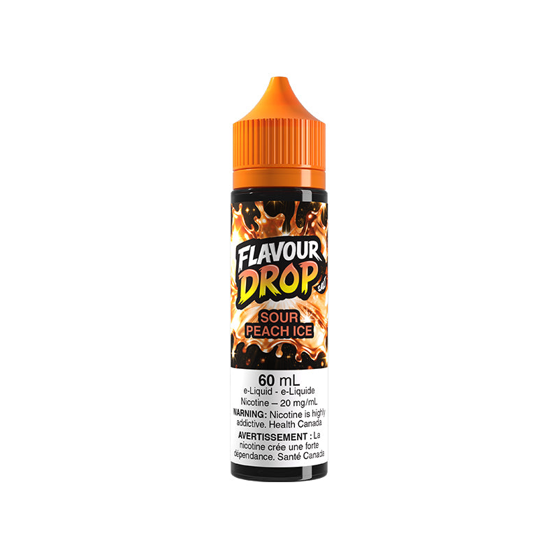 SOUR PEACH ICE BY FLAVOUR DROP SALT (60mL)