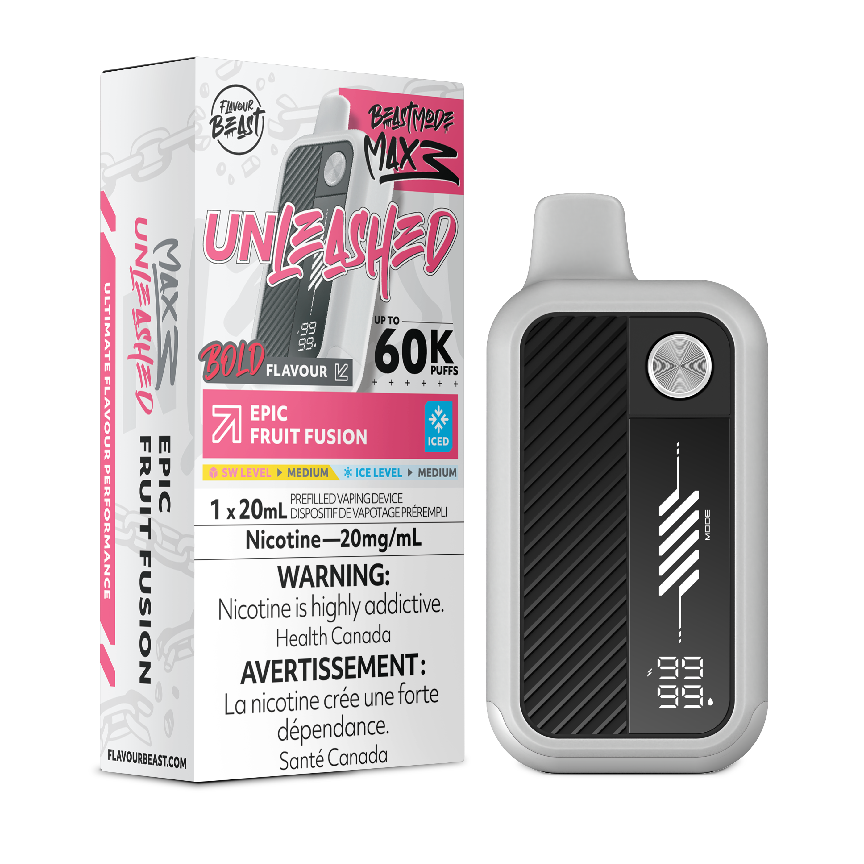EPIC FRUIT FUSION - FLAVOUR BEAST BEAST MODE MAX 3 (20mL)