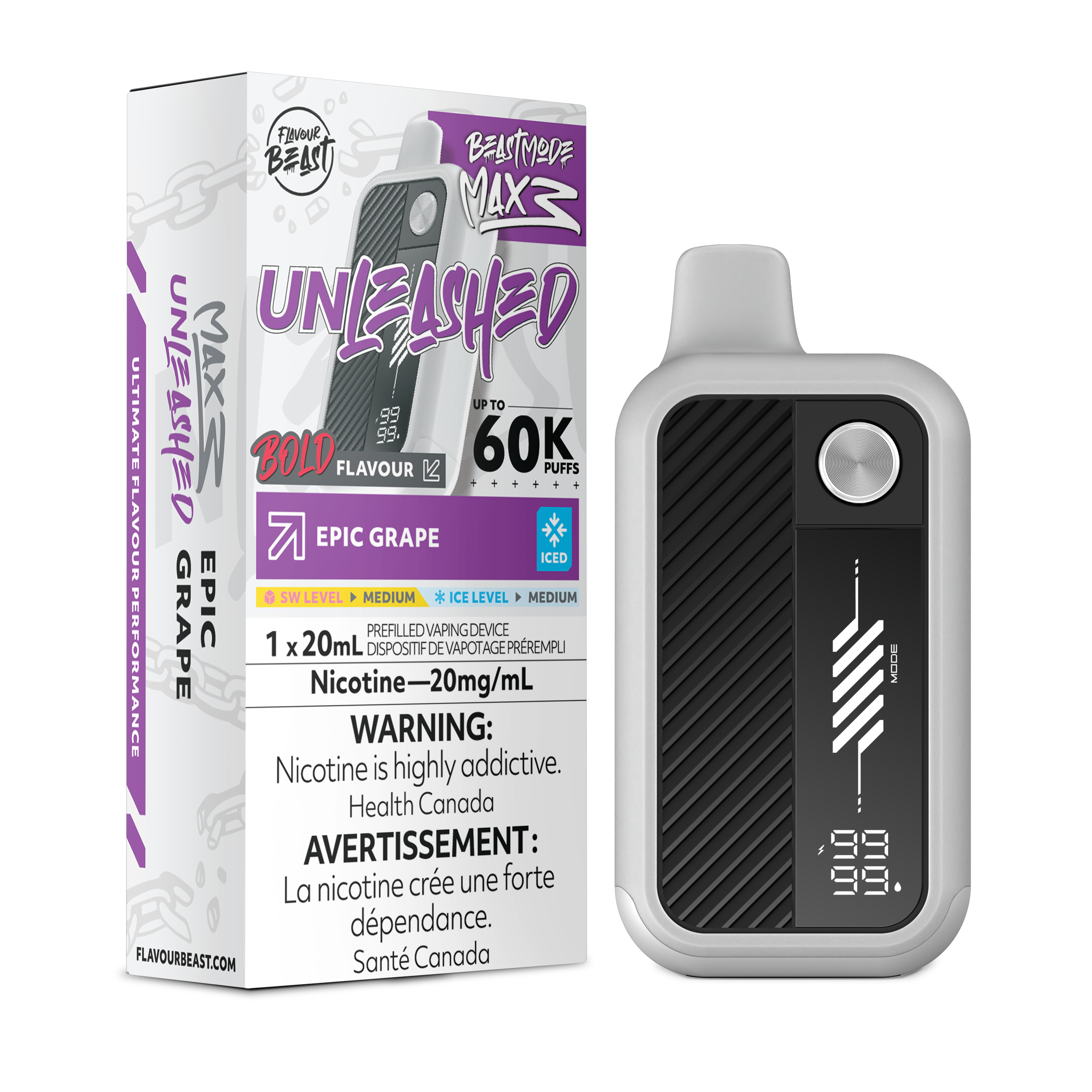 EPIC GRAPE - FLAVOUR BEAST BEAST MODE MAX 3 (20mL)