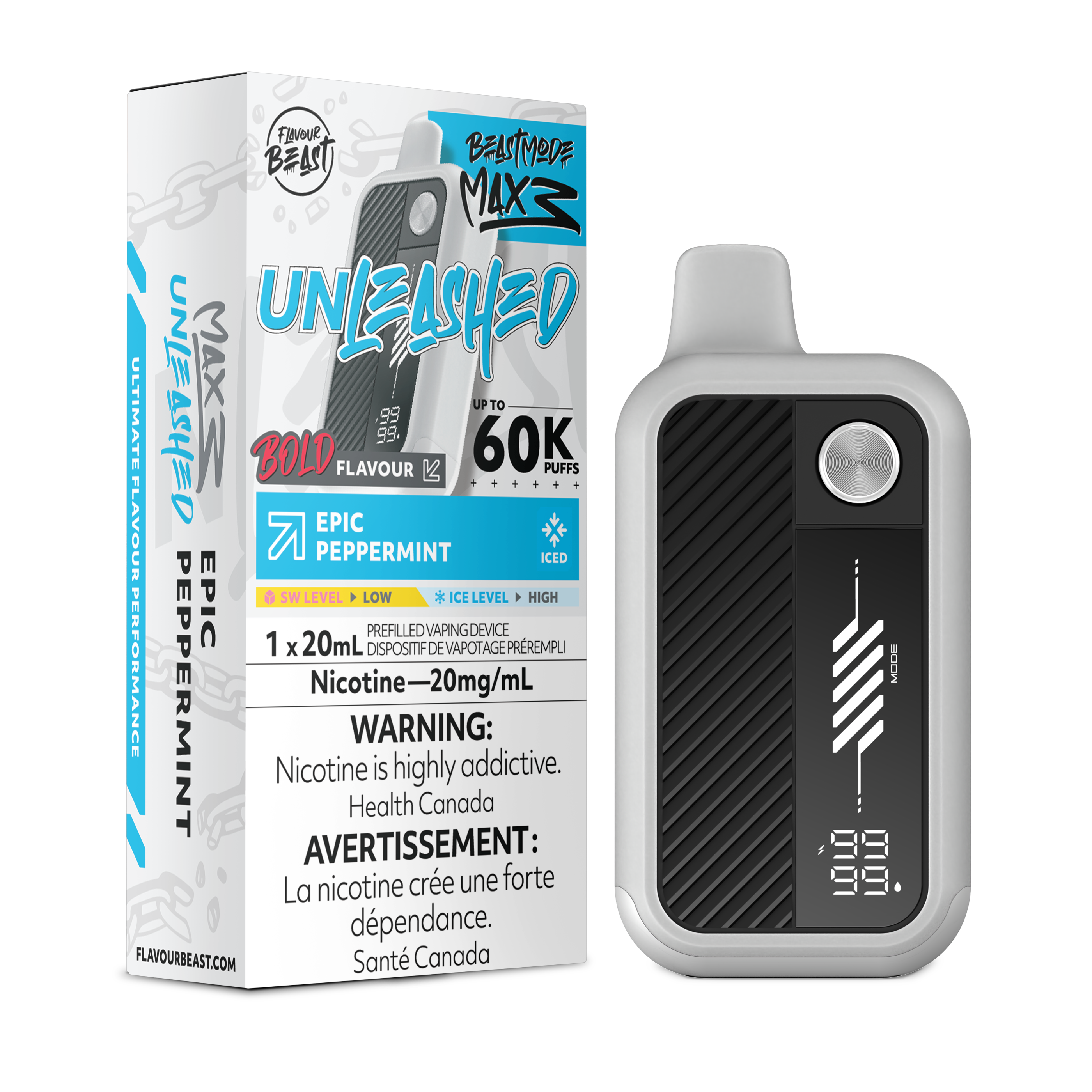 EPIC PEPPERMINT - FLAVOUR BEAST BEAST MODE MAX 3 (20mL)