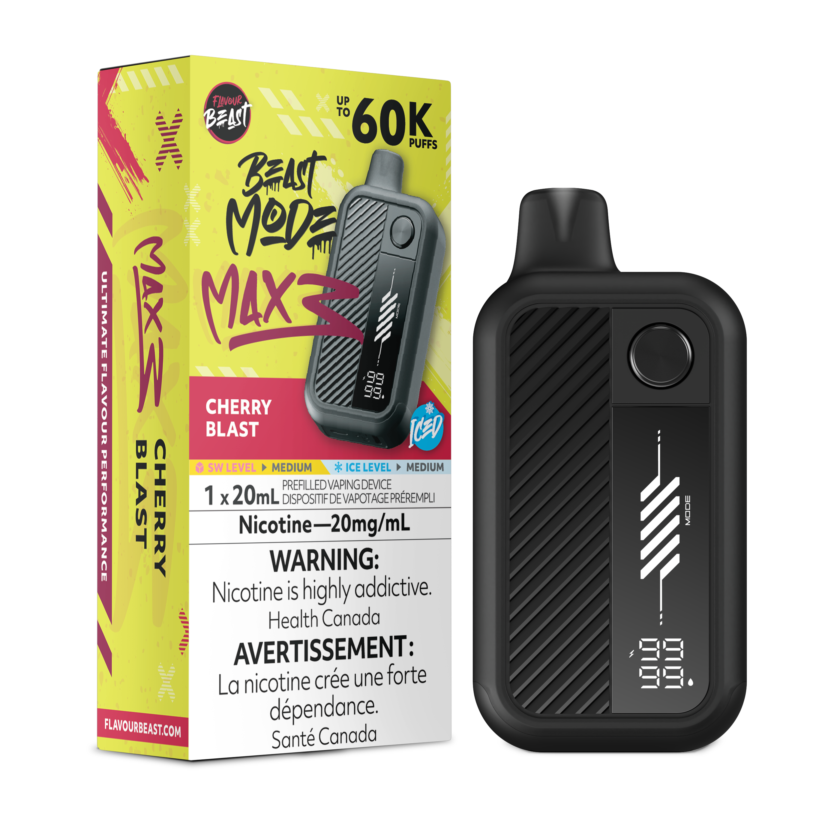 CHERRY BLAST - FLAVOUR BEAST BEAST MODE MAX 3 (20mL)