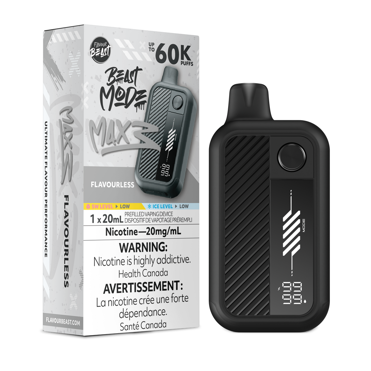 FLAVOURLESS - FLAVOUR BEAST BEAST MODE MAX 3 (20mL)