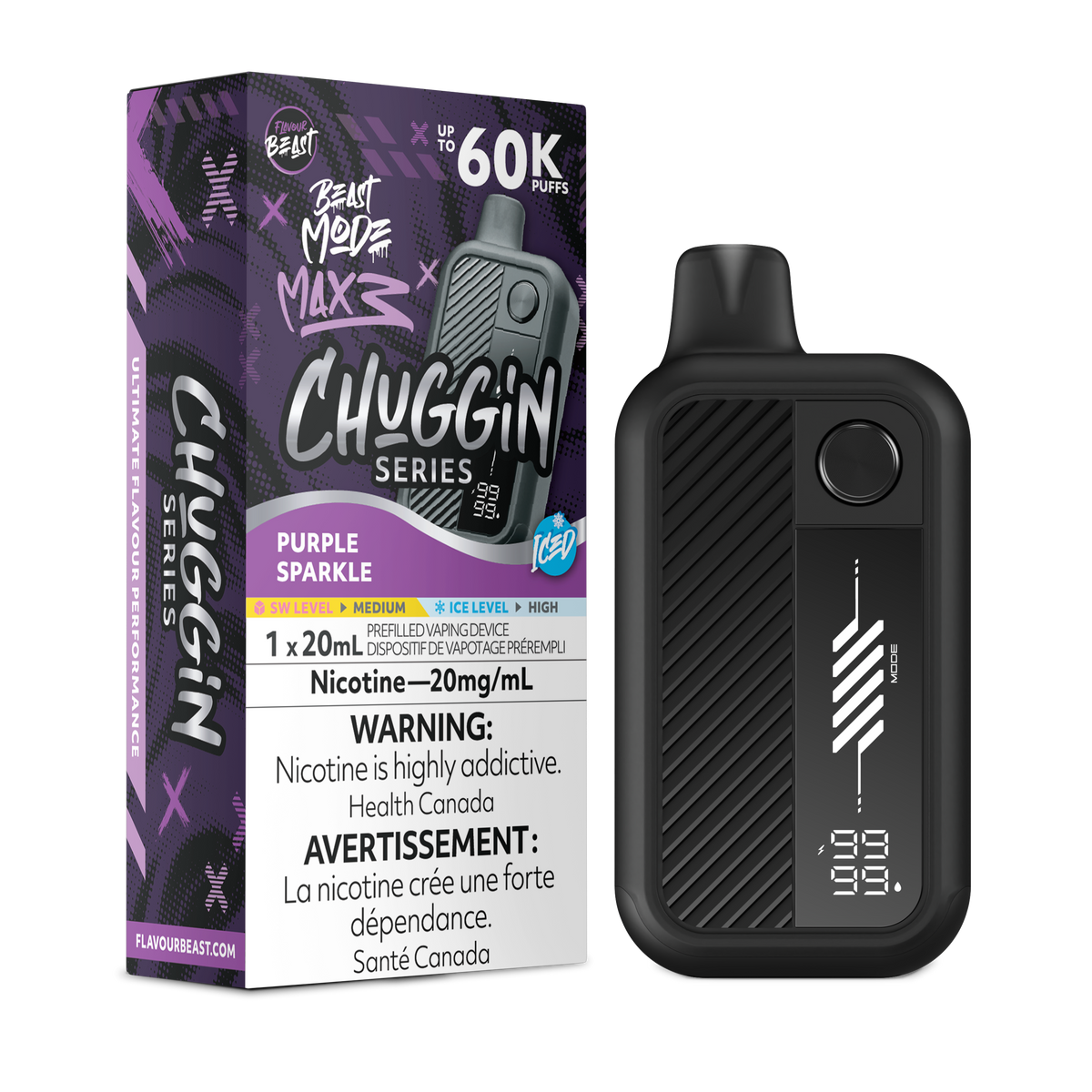 PURPLE SPARKLE - FLAVOUR BEAST BEAST MODE MAX 3 (20mL)