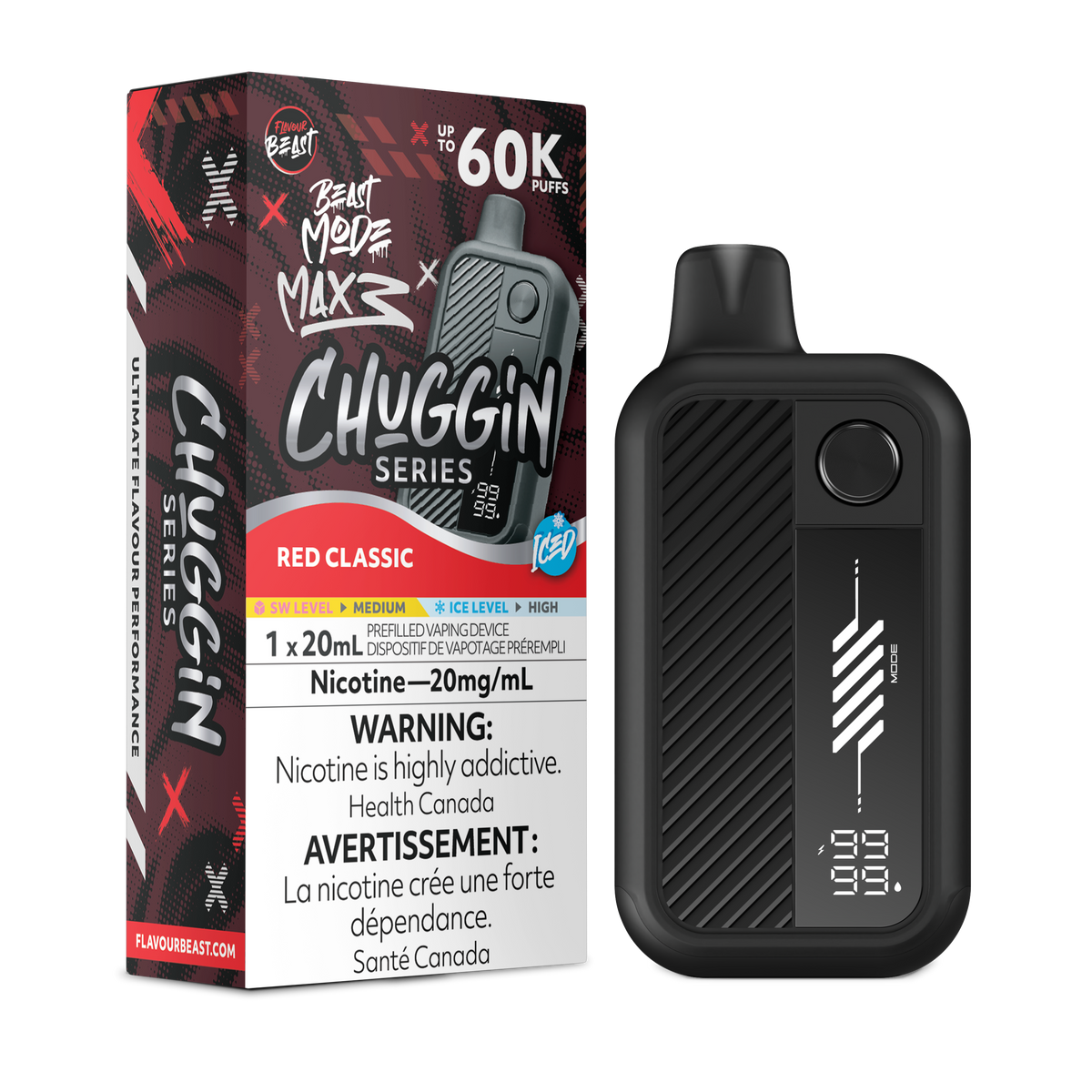 RED CLASSIC - FLAVOUR BEAST BEAST MODE MAX 3 (20mL)