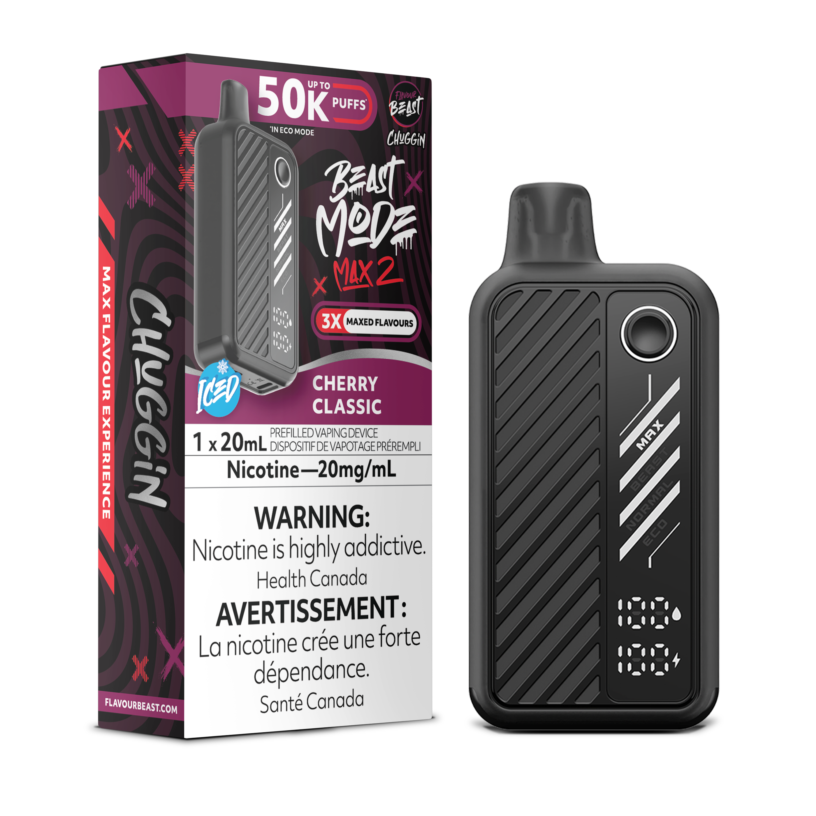CHERRY CLASSIC - FLAVOUR BEAST BEAST MODE MAX 2 (20mL) (ONTARIO)