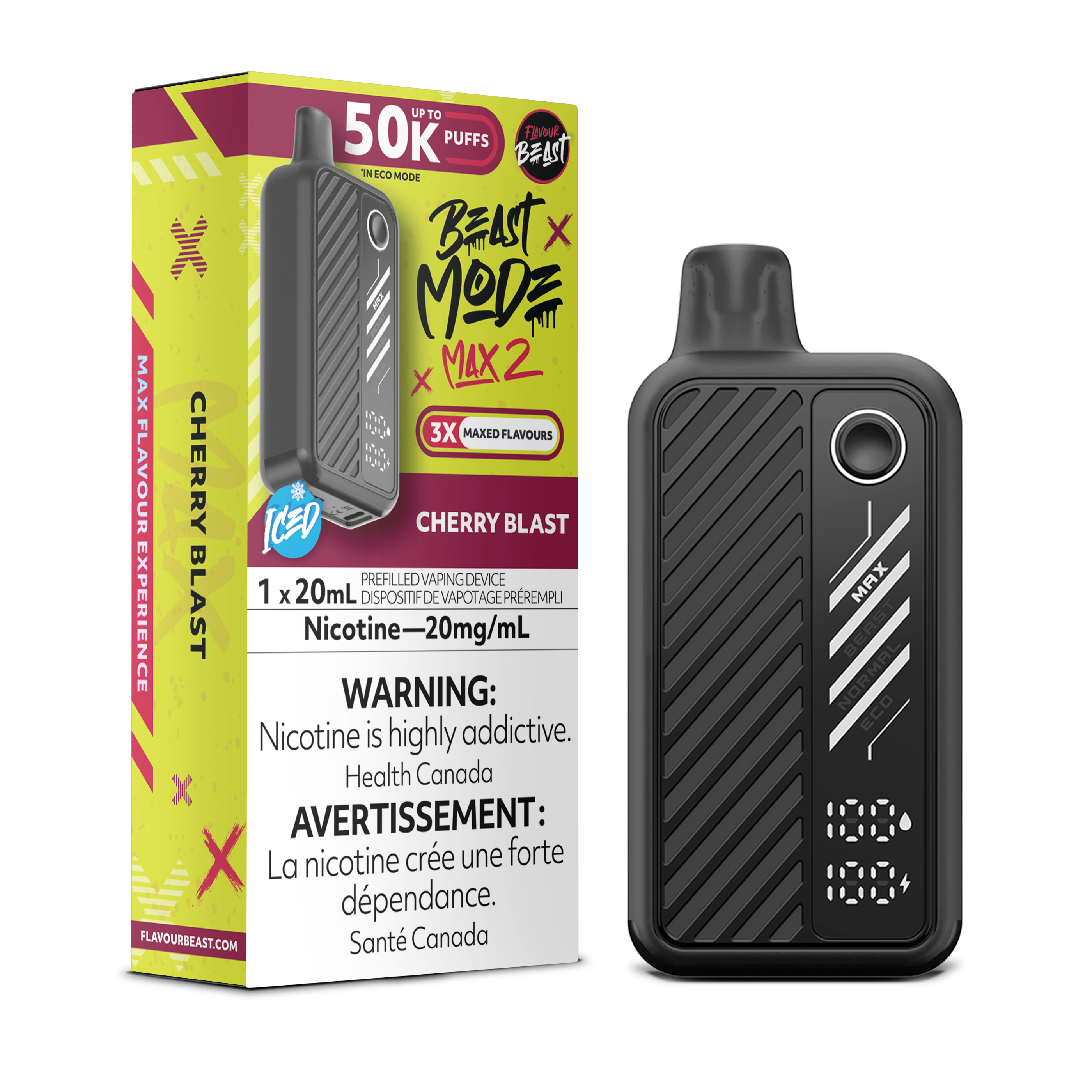 CHERRY BLAST - FLAVOUR BEAST BEAST MODE MAX 2 (20mL) (ONTARIO)