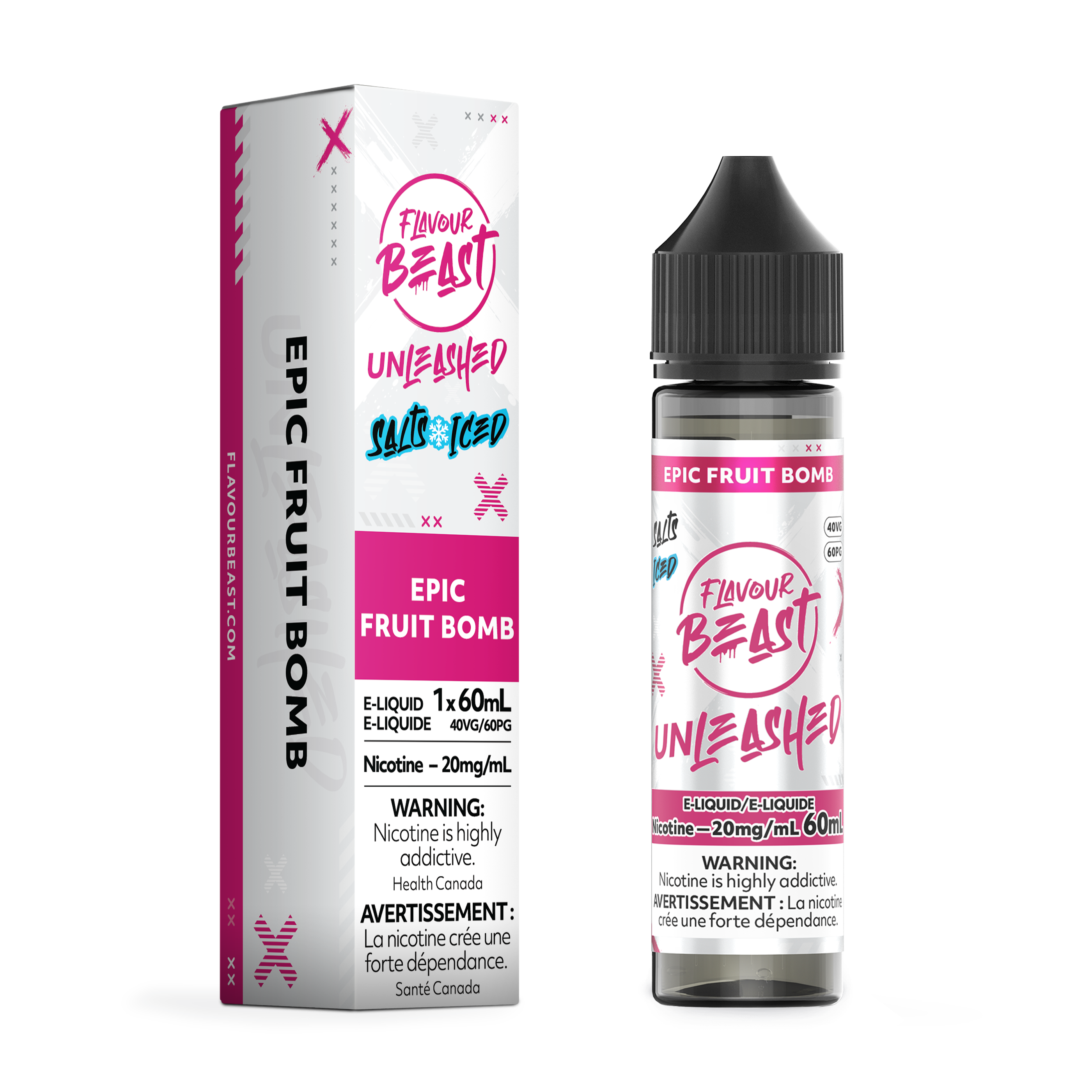 EPIC FRUIT BOMB (ICED) - FB UNLEASHED E LIQUID (60mL)