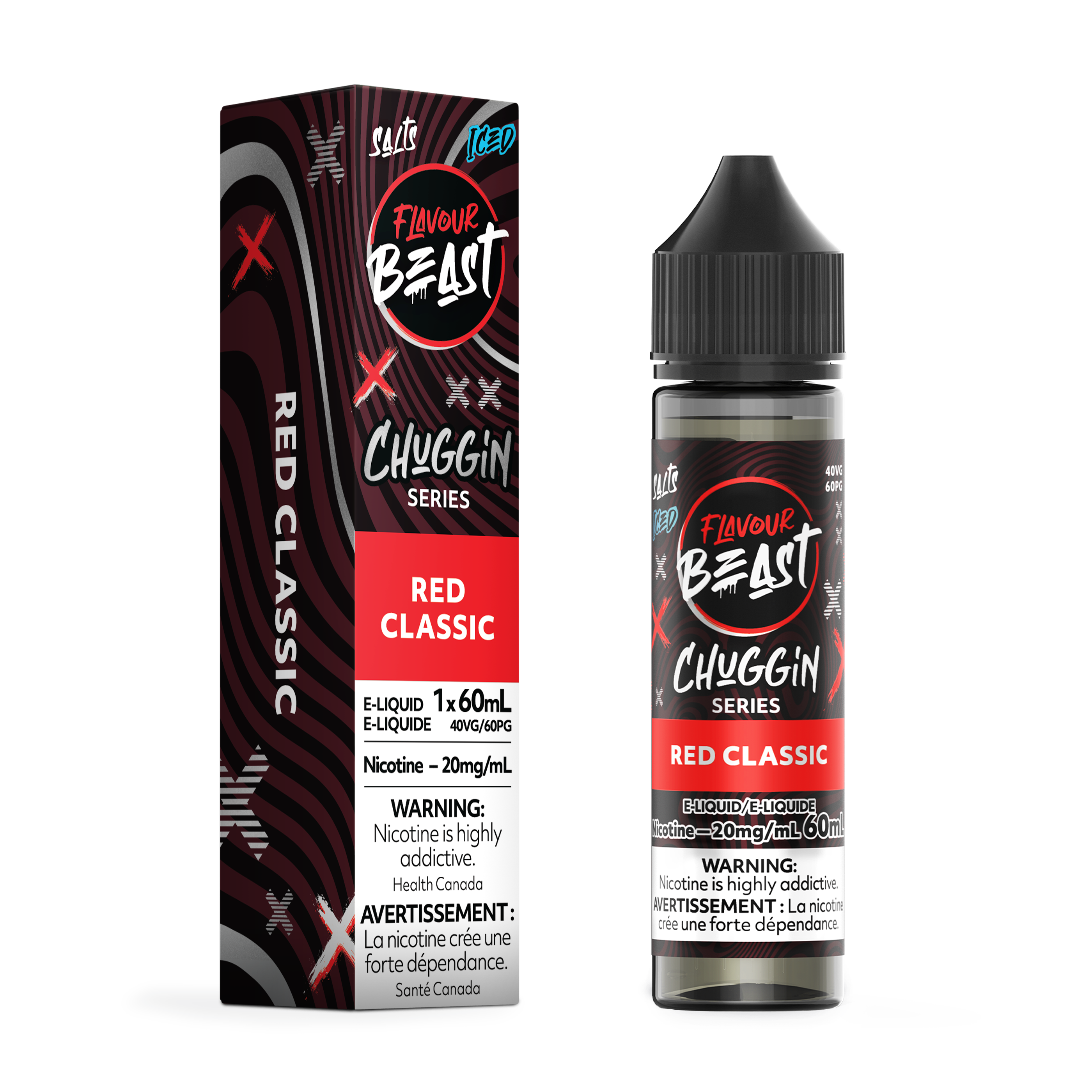 RED CLASSIC (ICED) - FB CHUGGIN E LIQUID (60mL)