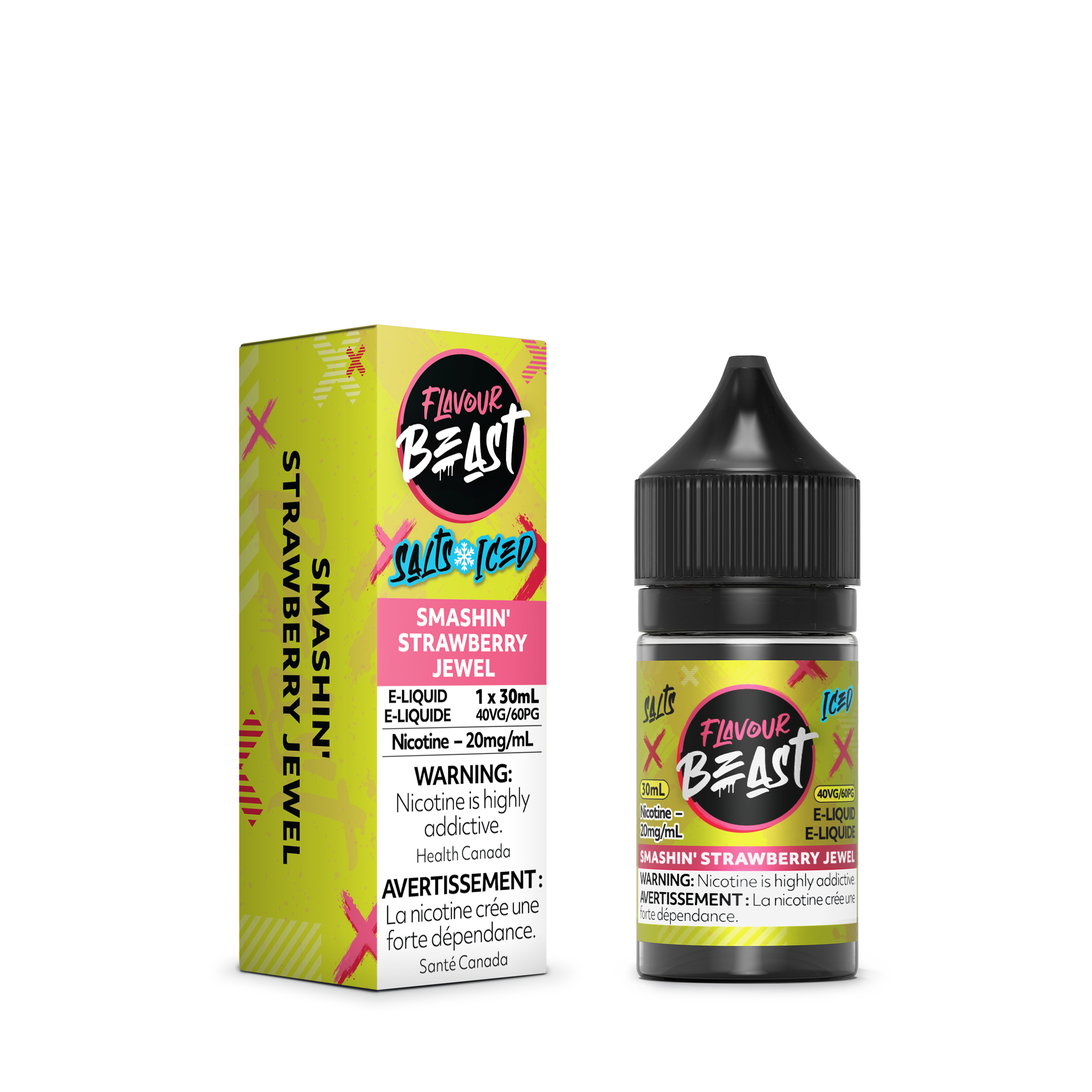 SMASHIN' STRAWBERRY JEWEL - FLAVOUR BEAST E LIQUID (30mL)