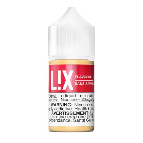 L!X - FLAVORLESS/ FLAVOURLESS (LIX) (30mL) (ONTARIO)