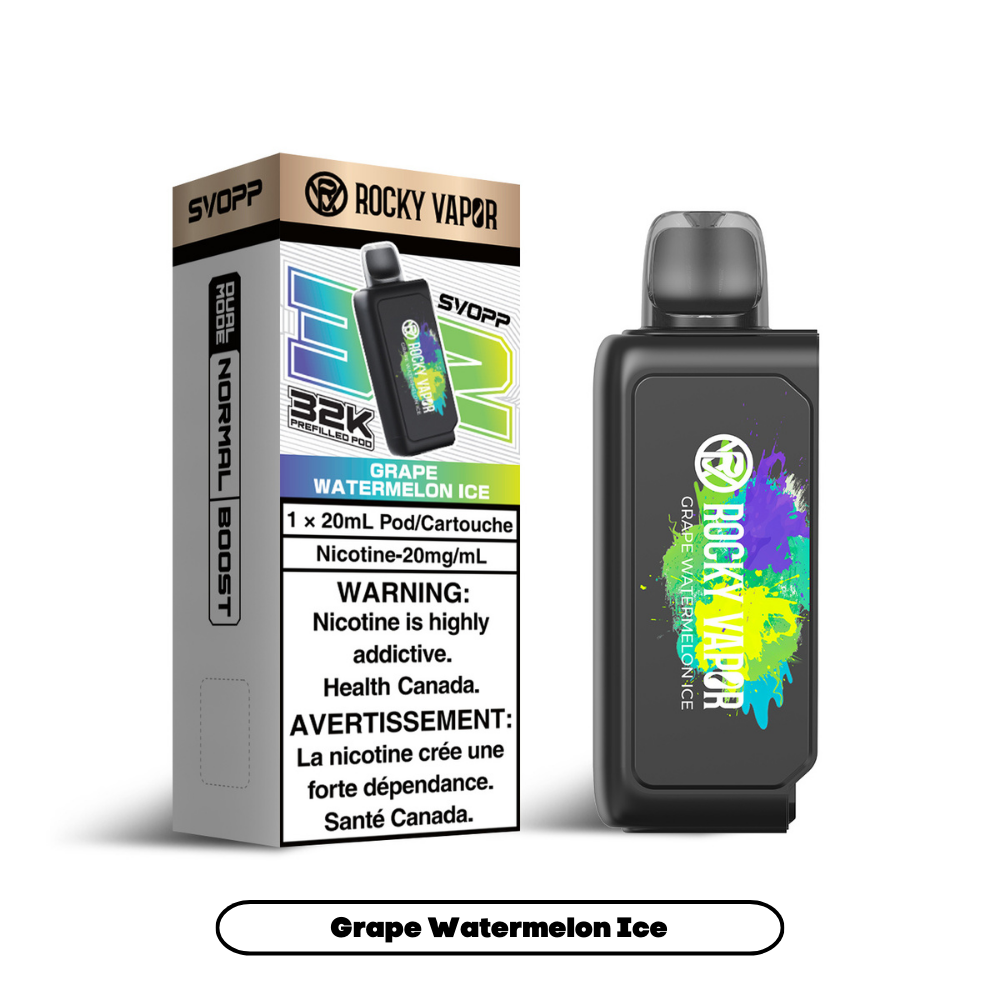 GRAPE WATERMELON ICE - OXBAR SVOPP 32K POD SYSTEM (SVOPP DEVICE REQUIR GRAPE WATERMELON ICE - OXBAR SVOPP 32K POD SYSTEM (SVOPP DEVICE REQUIR
