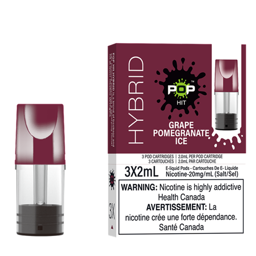 GRAPE POMEGRANATE ICE - POP PODS HYBRID