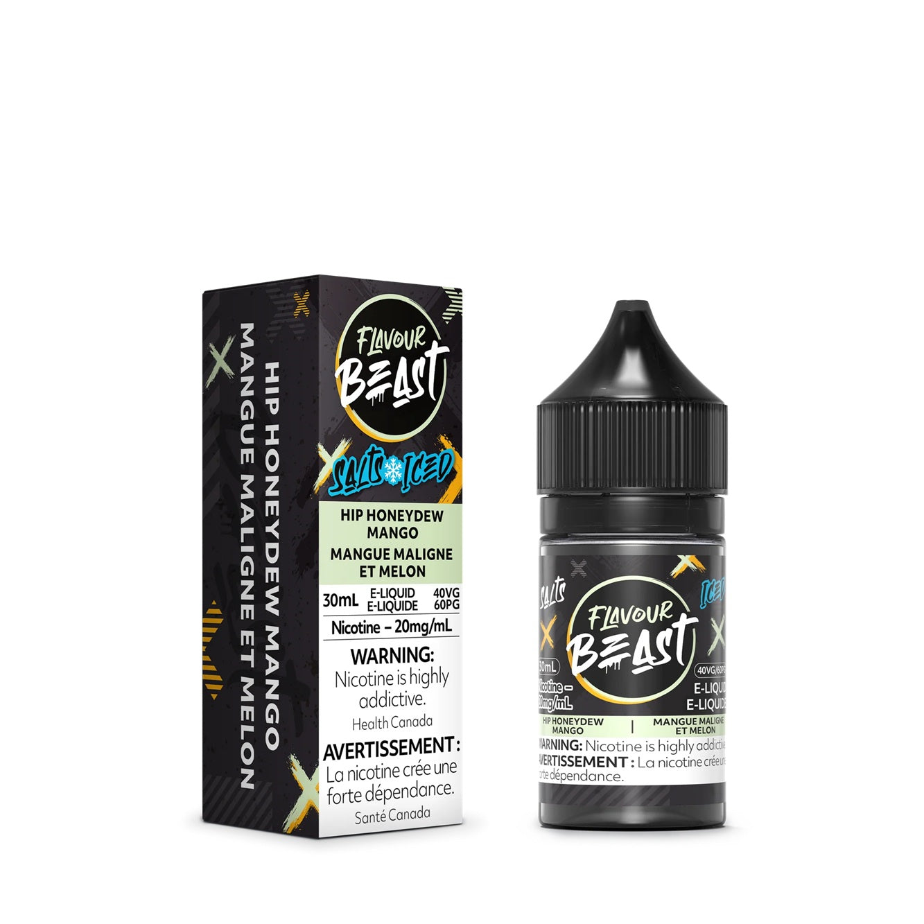 HIP HONEYDEW MANGO ICED - FLAVOUR BEAST E LIQUID (30mL) (ONTARIO)