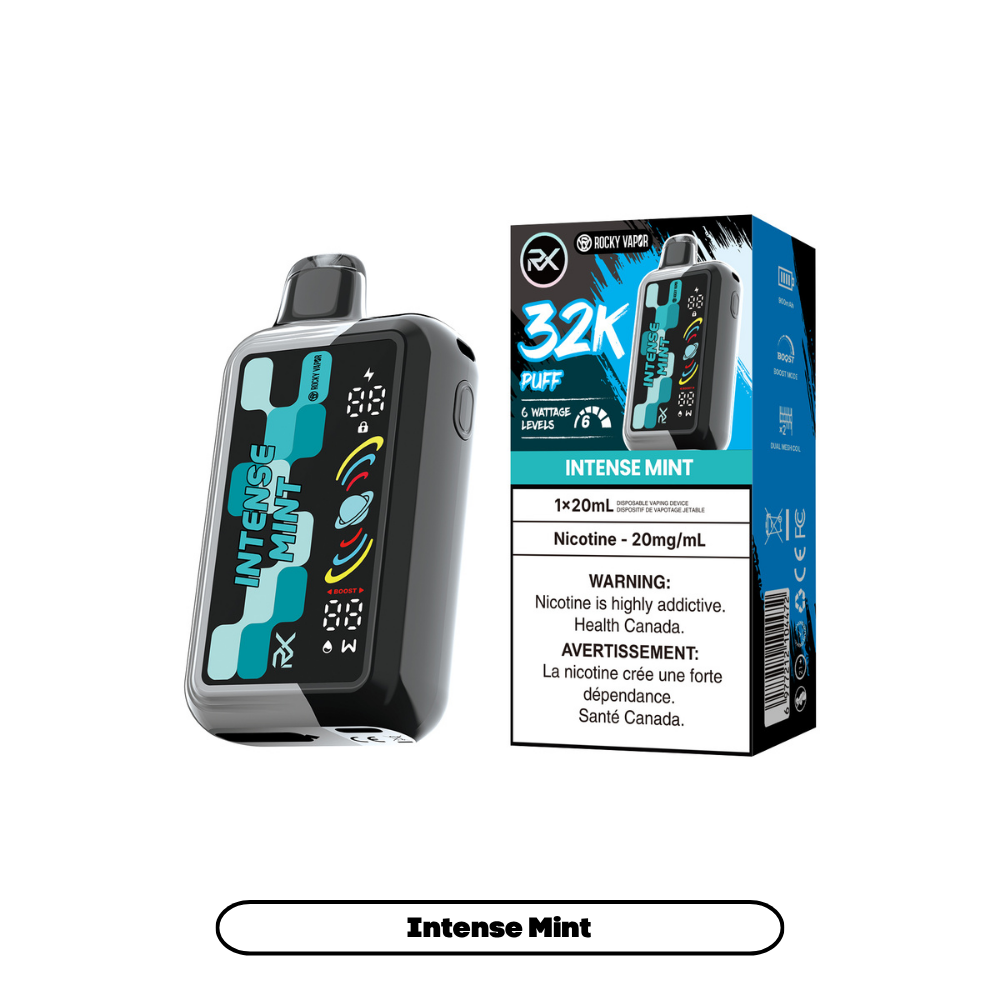 INTENSE MINT - ROCKY VAPOR RX 32K (20mL)