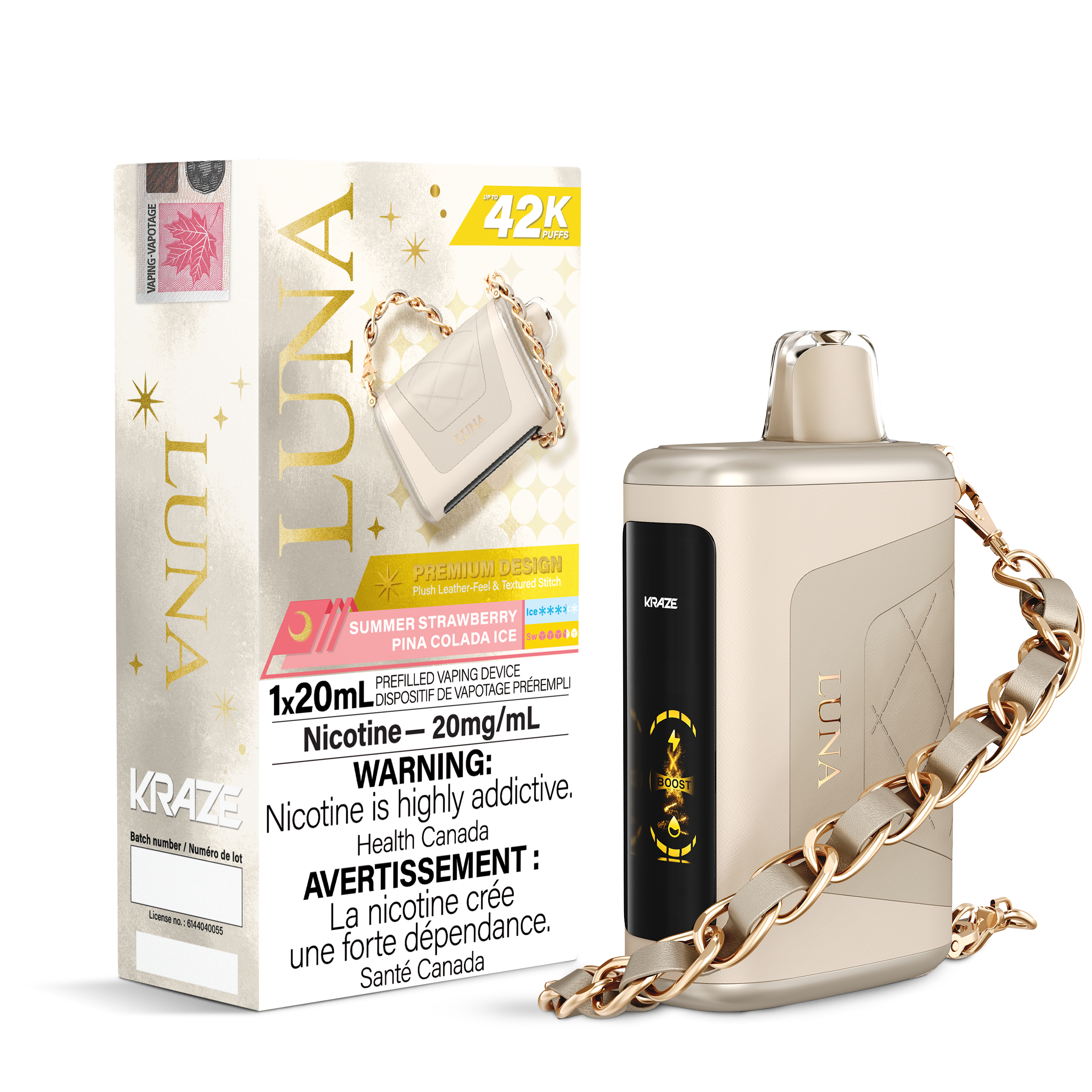 SUMMER STRAWBERRY PINA COLADA - KRAZE LUNA