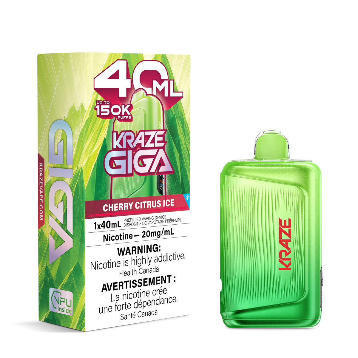 CHERRY CITRUS ICE - KRAZE GIGA (40mL)