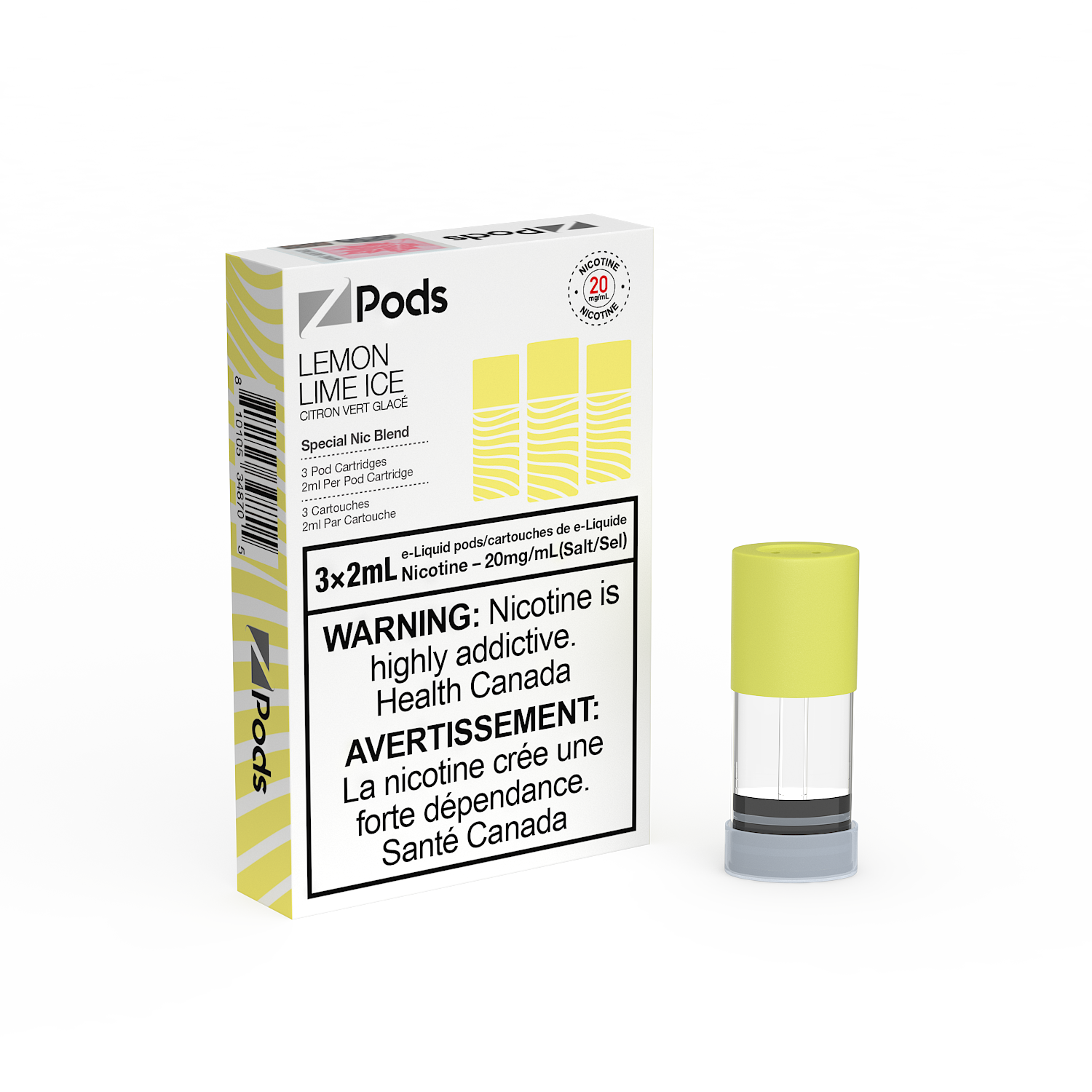 Z-PODS: LEMON LIME ICE (ONTARIO)