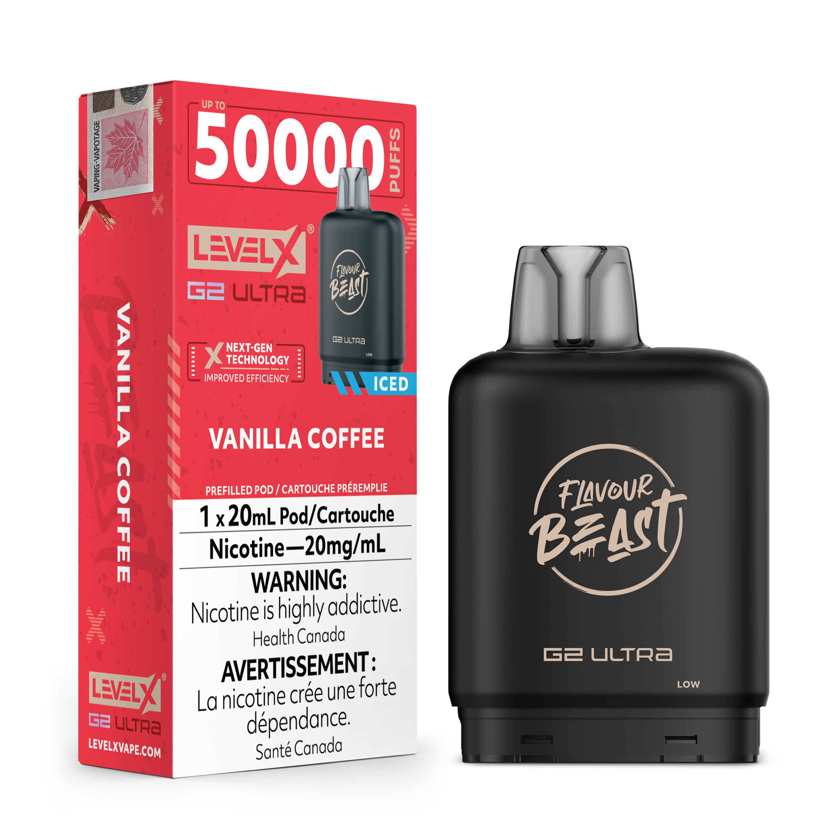 VANILLA COFFEE - FLAVOUR BEAST LEVEL X G2 ULTRA (20mL) (ONTARIO)
