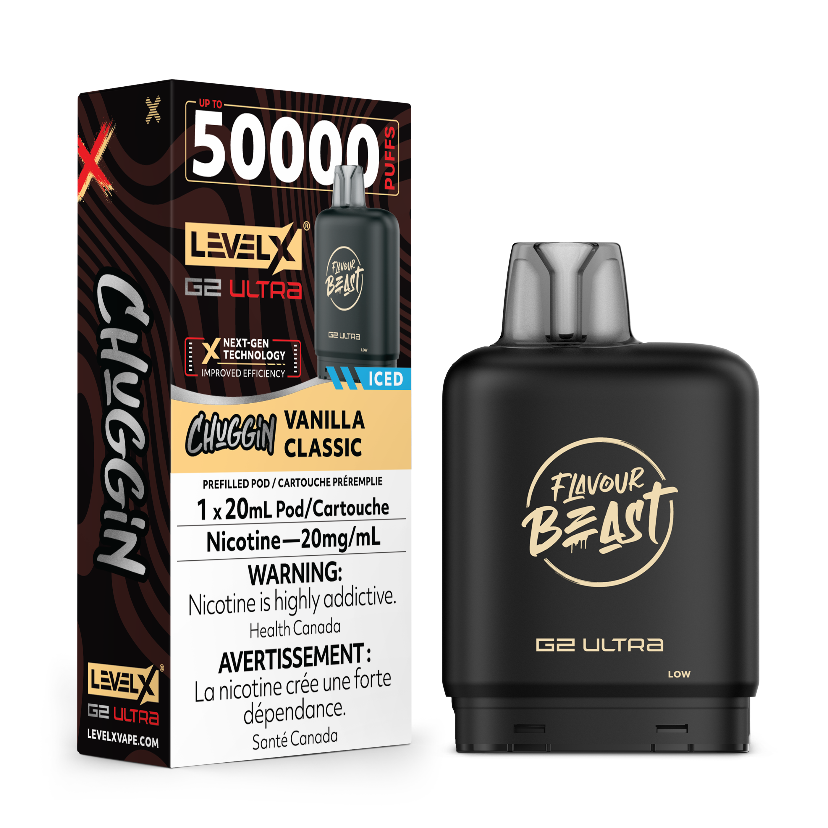 VANILLA CLASSIC - FLAVOUR BEAST LEVEL X G2 ULTRA (20mL) (ONTARIO)