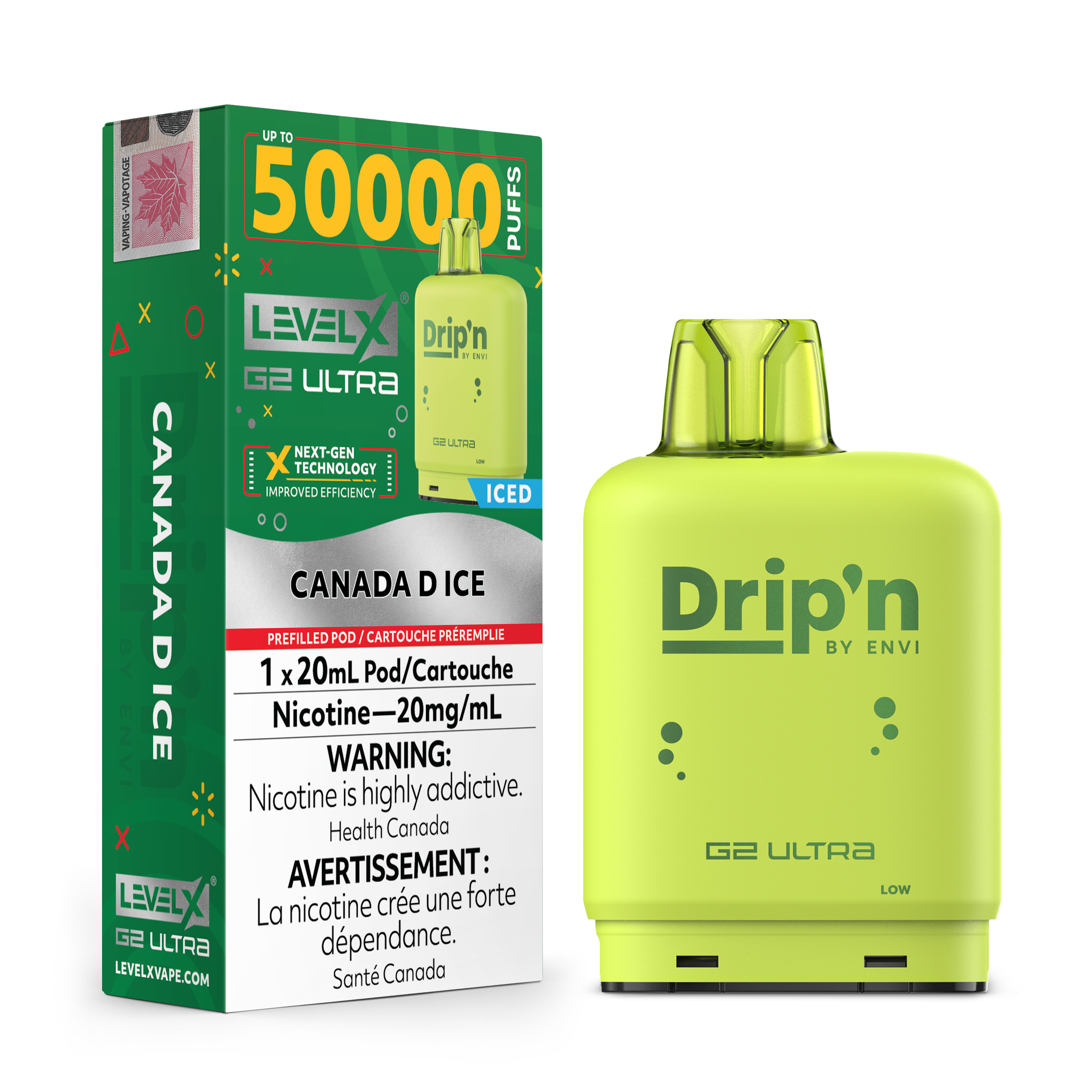 CANADA D ICE - FLAVOUR BEAST LEVEL X G2 DRIP'N ULTRA (20mL) (ONTARIO)